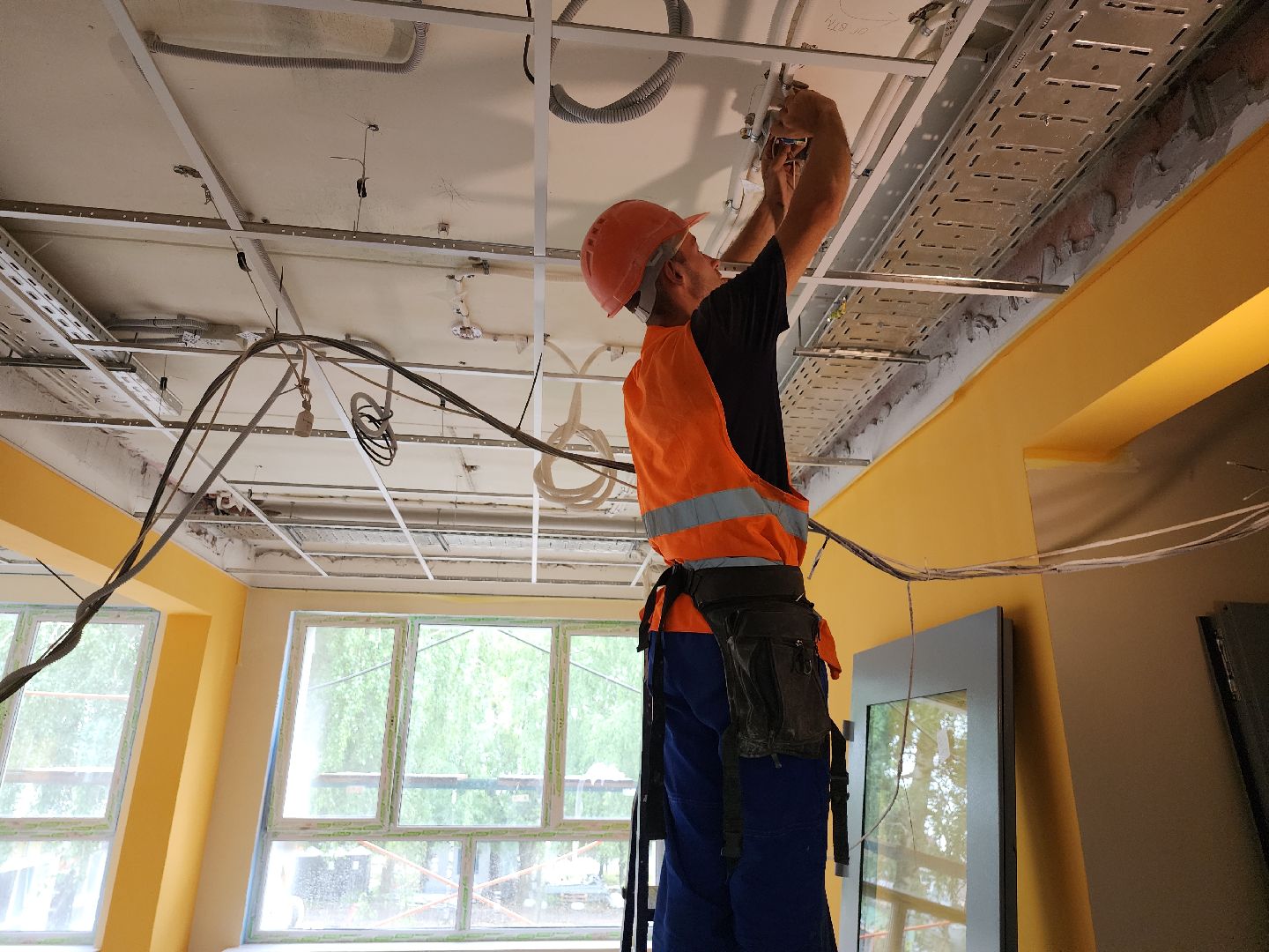 серпухов, подмосковье, капремонт школы,