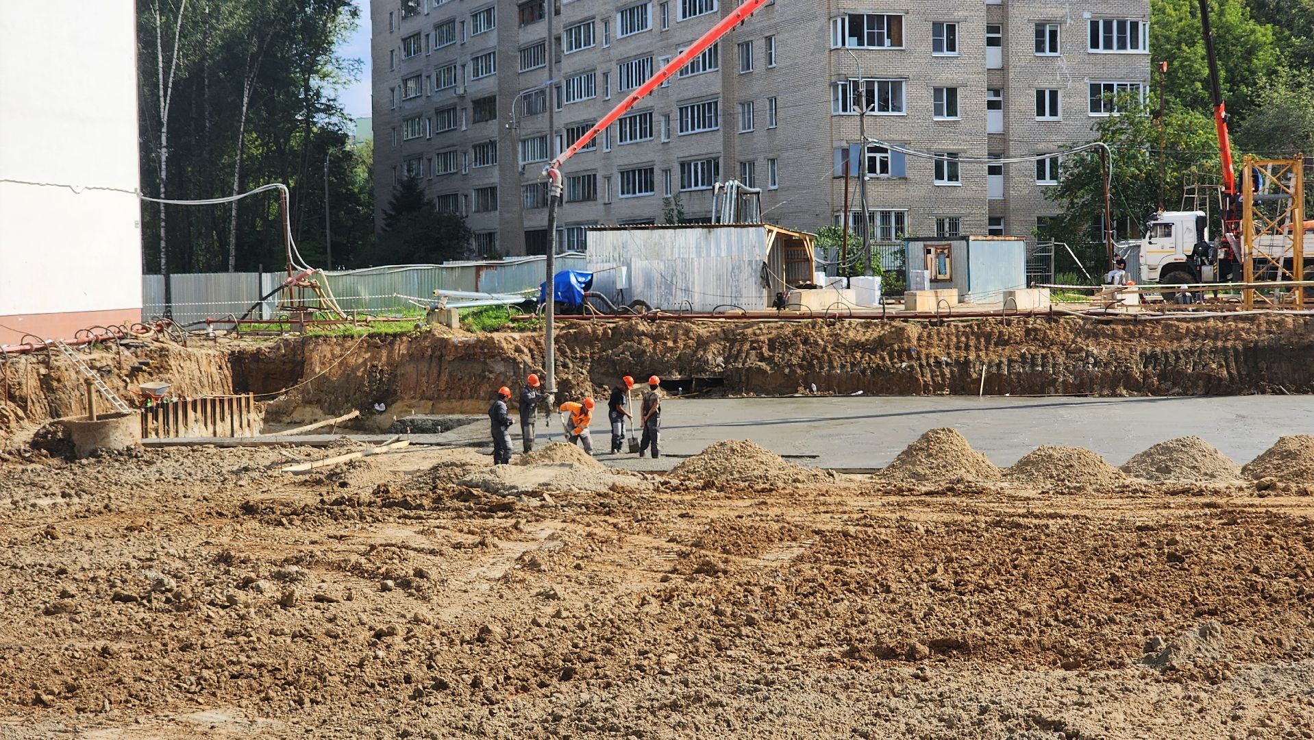 Солнечногорск, строительство, гимназия 6, пристройка к школе,