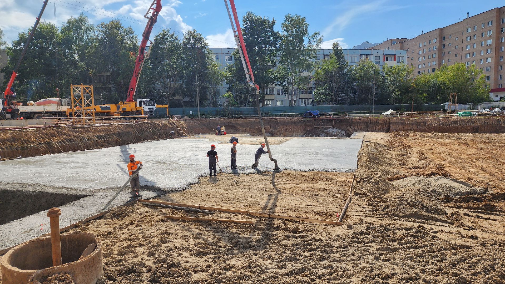 Солнечногорск, строительство, гимназия 6, пристройка к школе,