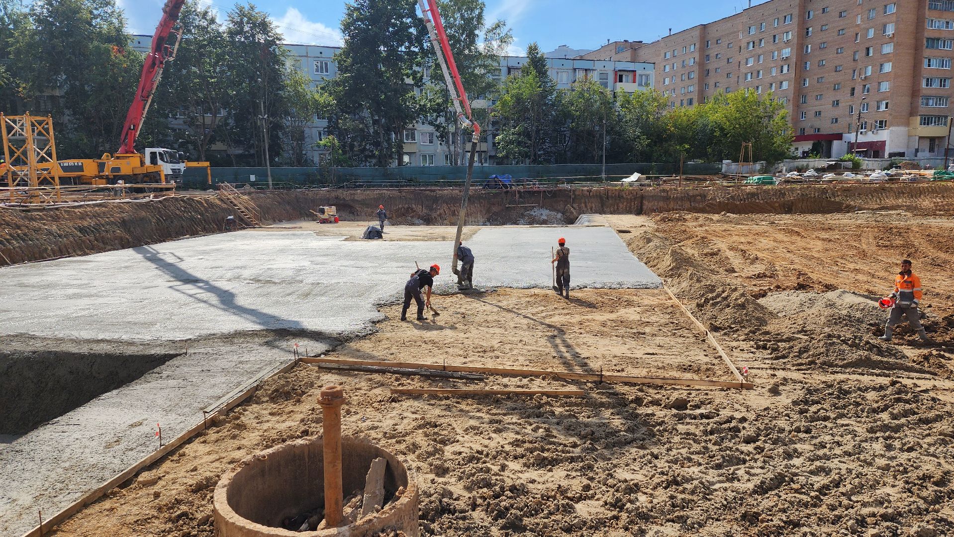 Солнечногорск, строительство, гимназия 6, пристройка к школе,