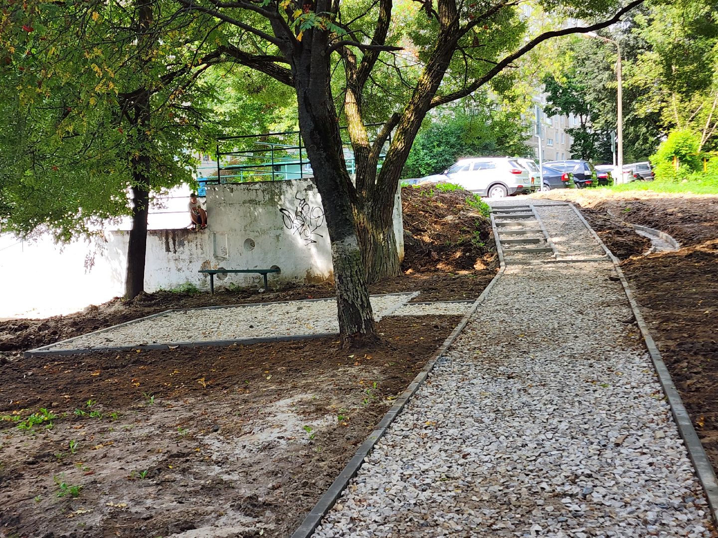 Чехов, улица Дружбы, комплексное благоустройство, двор, дворовая территория, парковки, проезды, тротуары, пешеходная дорожка, формирование комфортной городской среды,