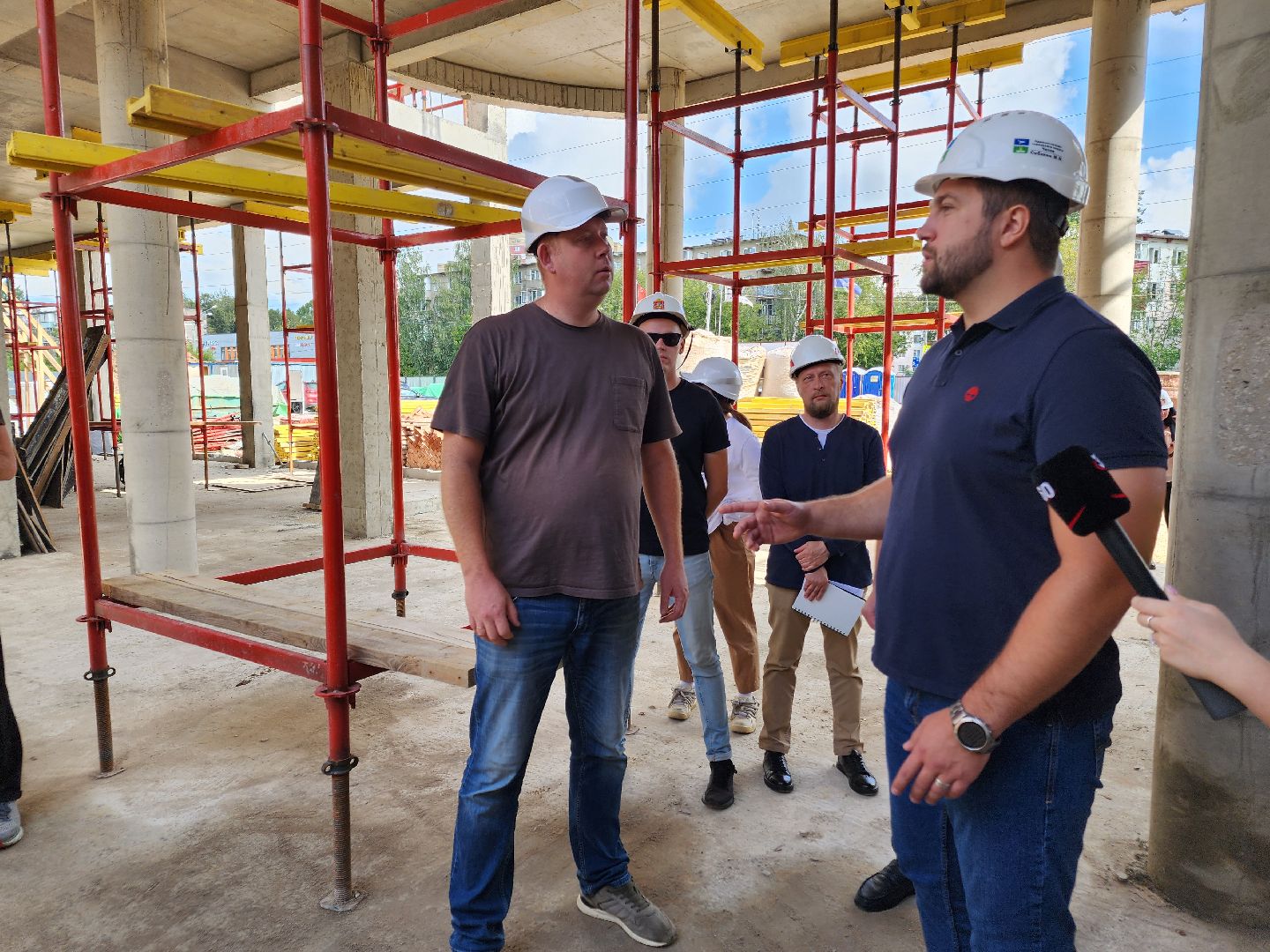 Чехов, улица Мира, детская поликлиника, строительство, проверка, контроль, глава администрации городского округа, Михаил Собакин,