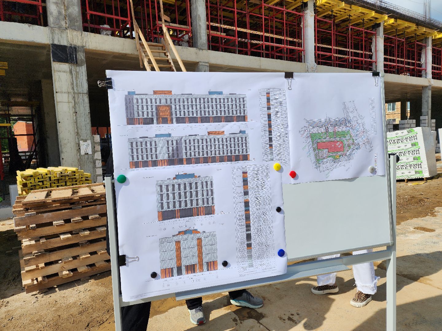 Чехов, улица Мира, детская поликлиника, строительство, проверка, контроль, глава администрации городского округа, Михаил Собакин,