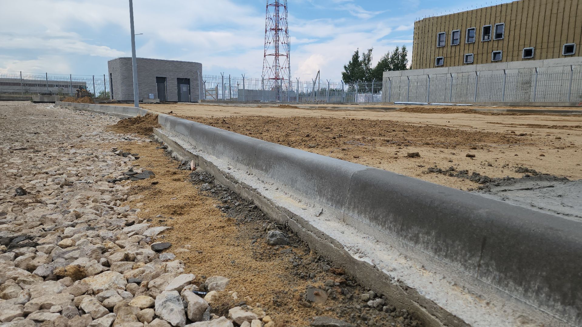 кашира, строительство, новое здание полиции, утепление фасада, благоустройство,