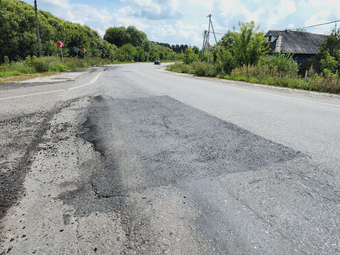 Егорьевск, Подмосковье, Московская область, дорога, старое, большегруз, ямочный ремонт,