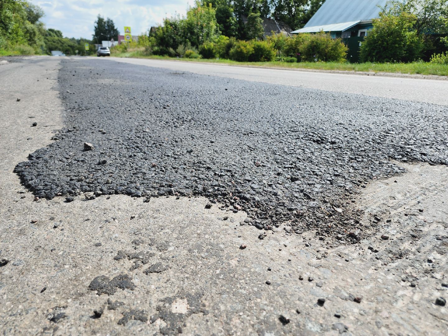 Егорьевск, Подмосковье, Московская область, дорога, старое, большегруз, ямочный ремонт,