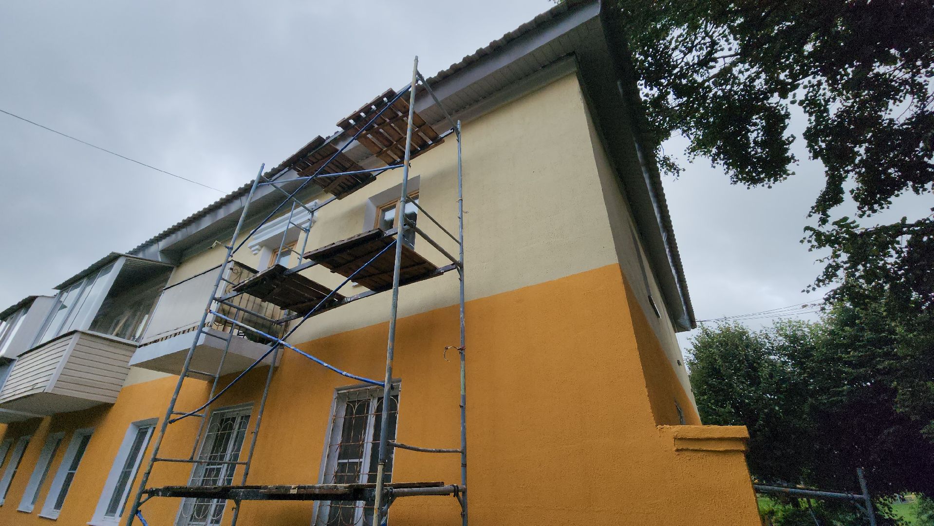 серпухов, улица захаркина, фасады, капитальный ремонт, мкд,