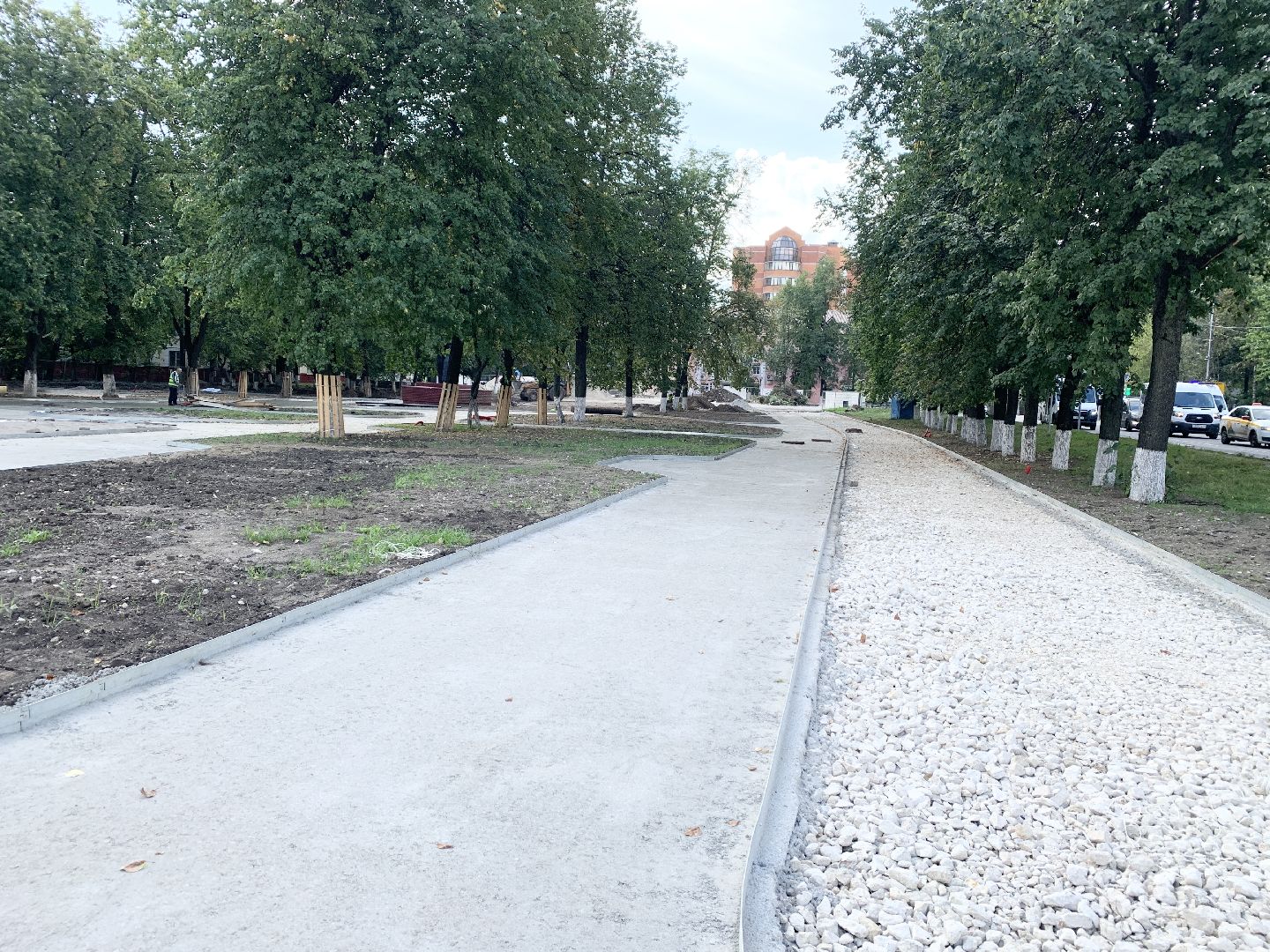 Балашиха, Подмосковье, Благоустройство сквера в Балашихе,