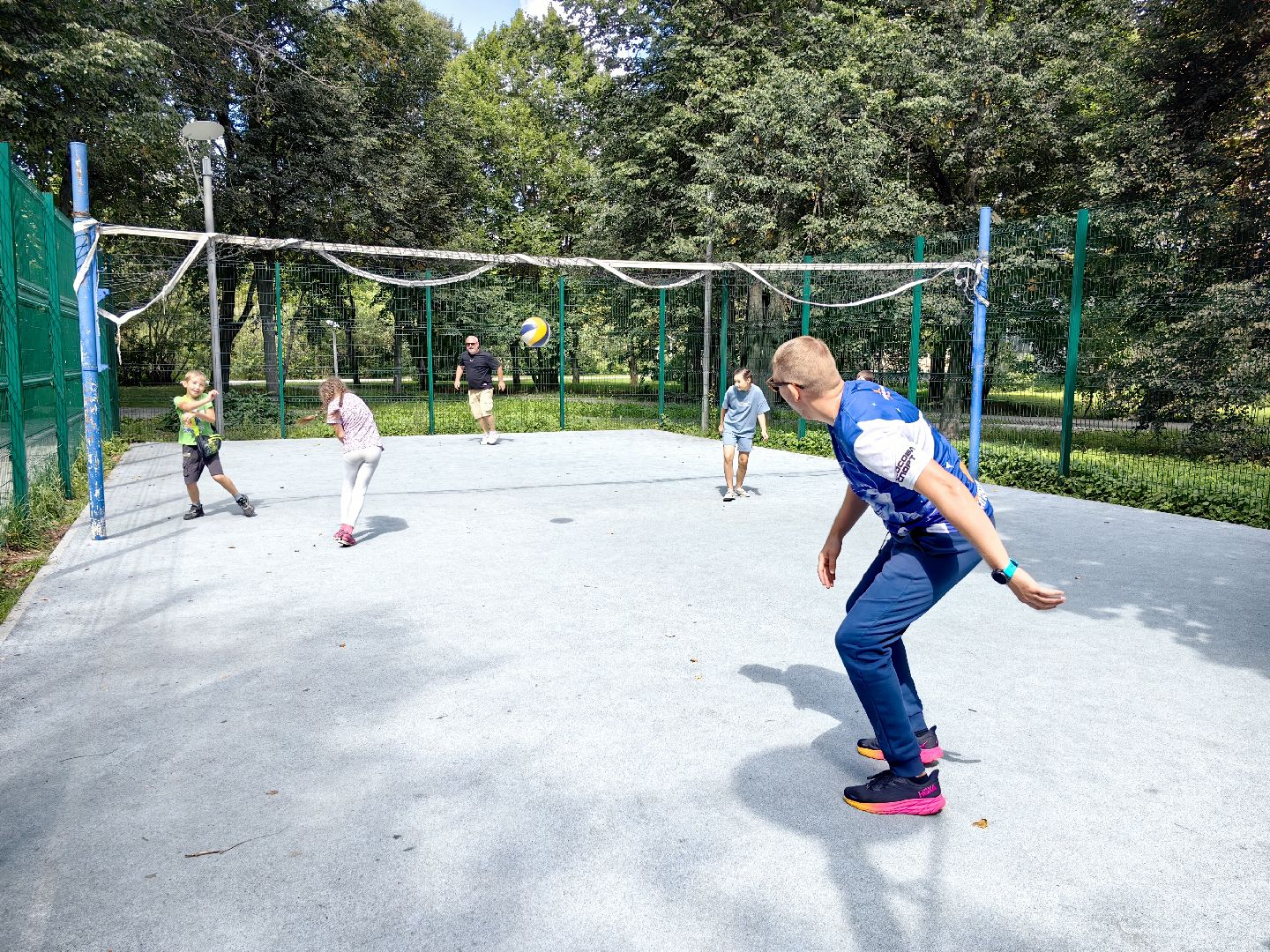 спортивные игры, волейбол, игры во дворе, лето, каникулы, звездный городок,