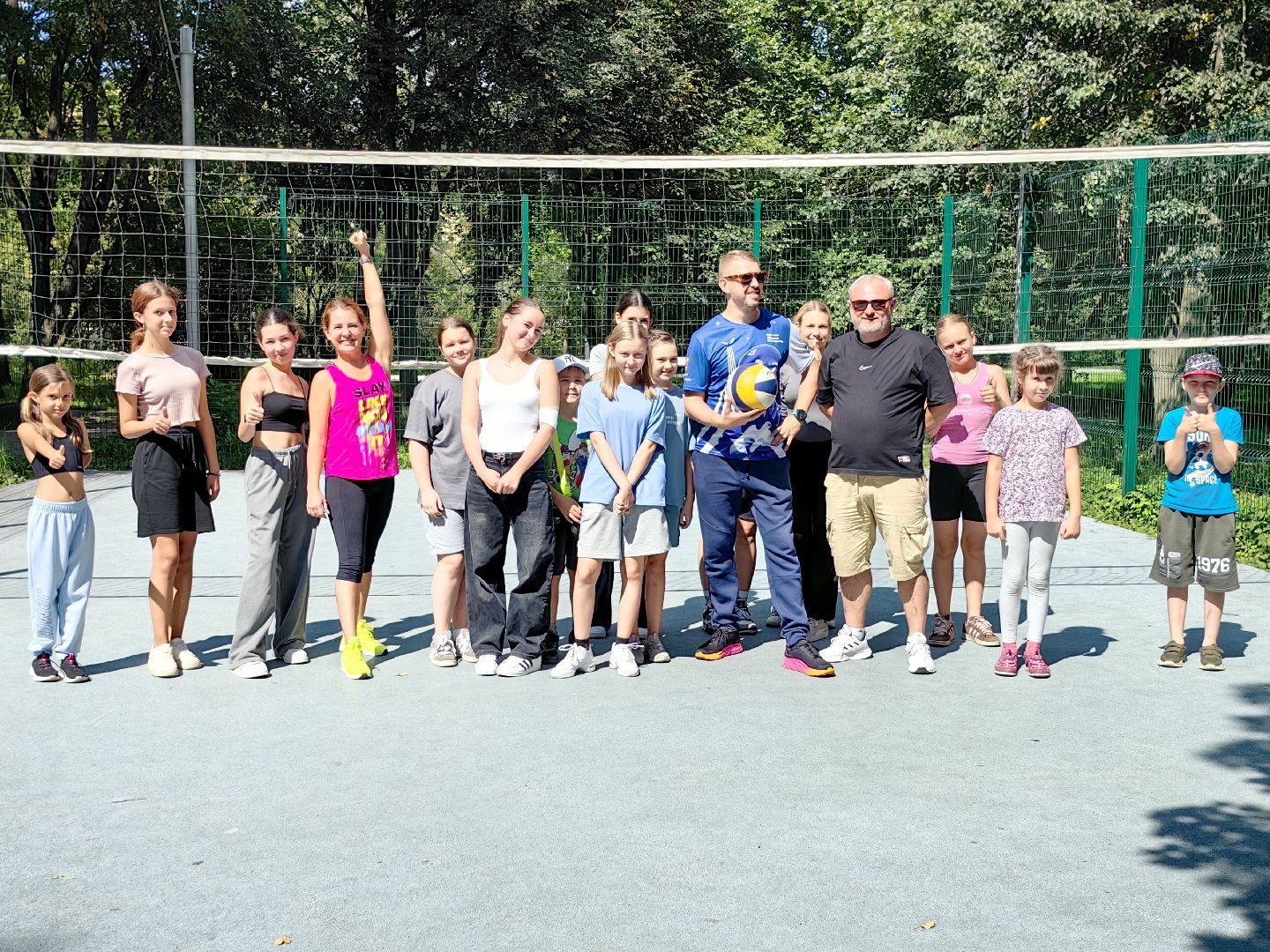 спортивные игры, волейбол, игры во дворе, лето, каникулы, звездный городок,