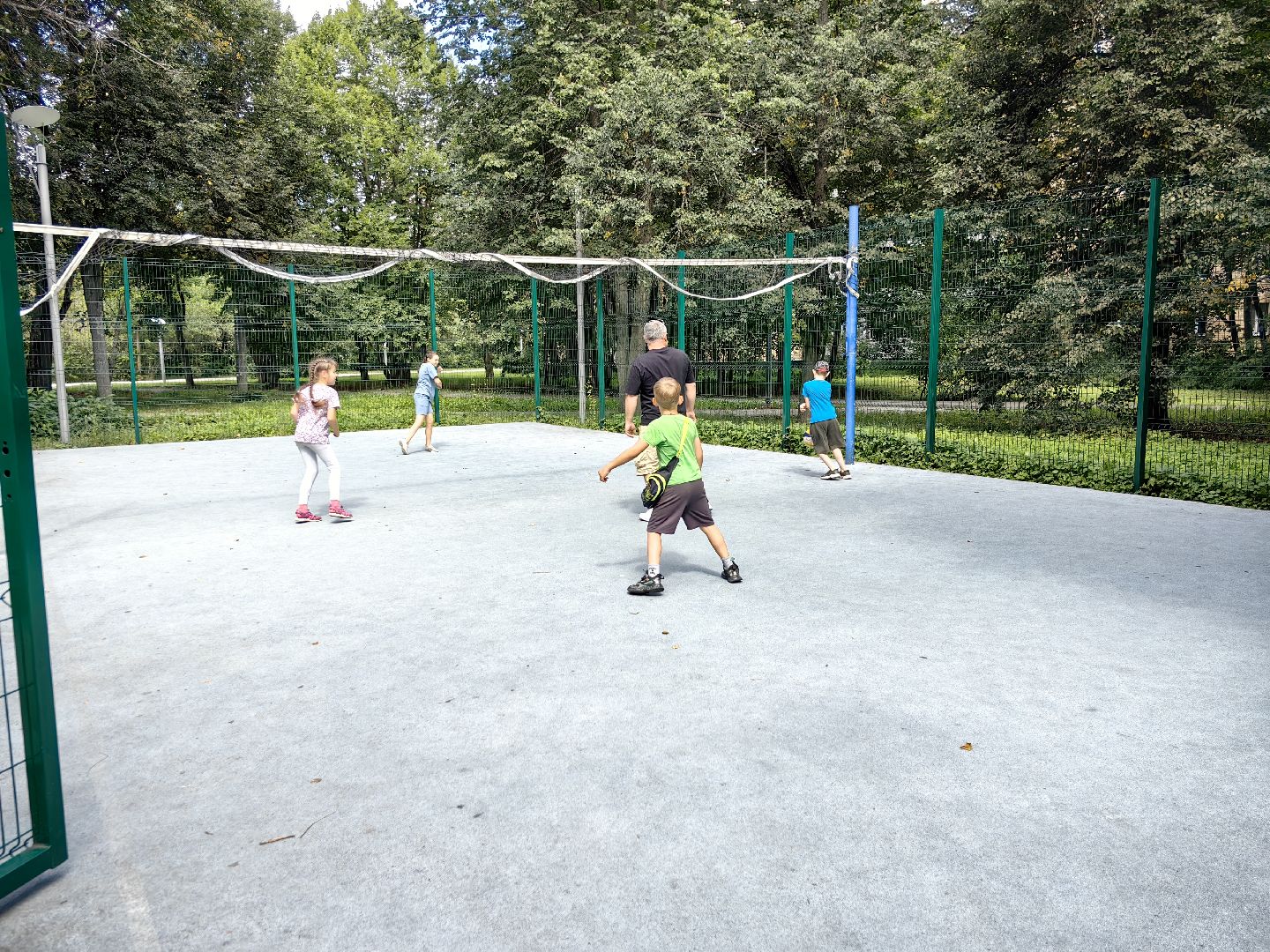 спортивные игры, волейбол, игры во дворе, лето, каникулы, звездный городок,