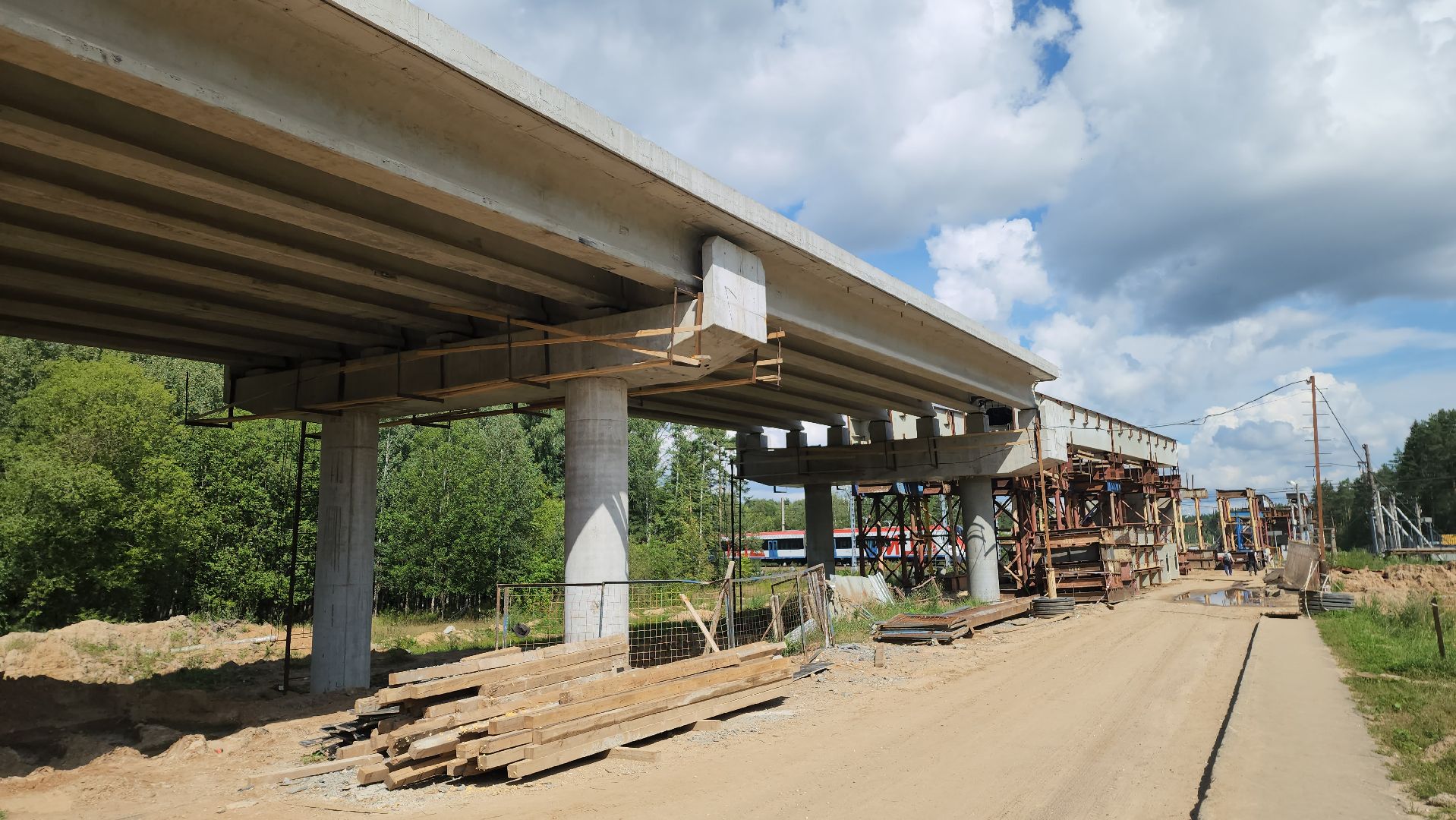 мцд-2, аникеевка, путепровод, строительство, красногорск,