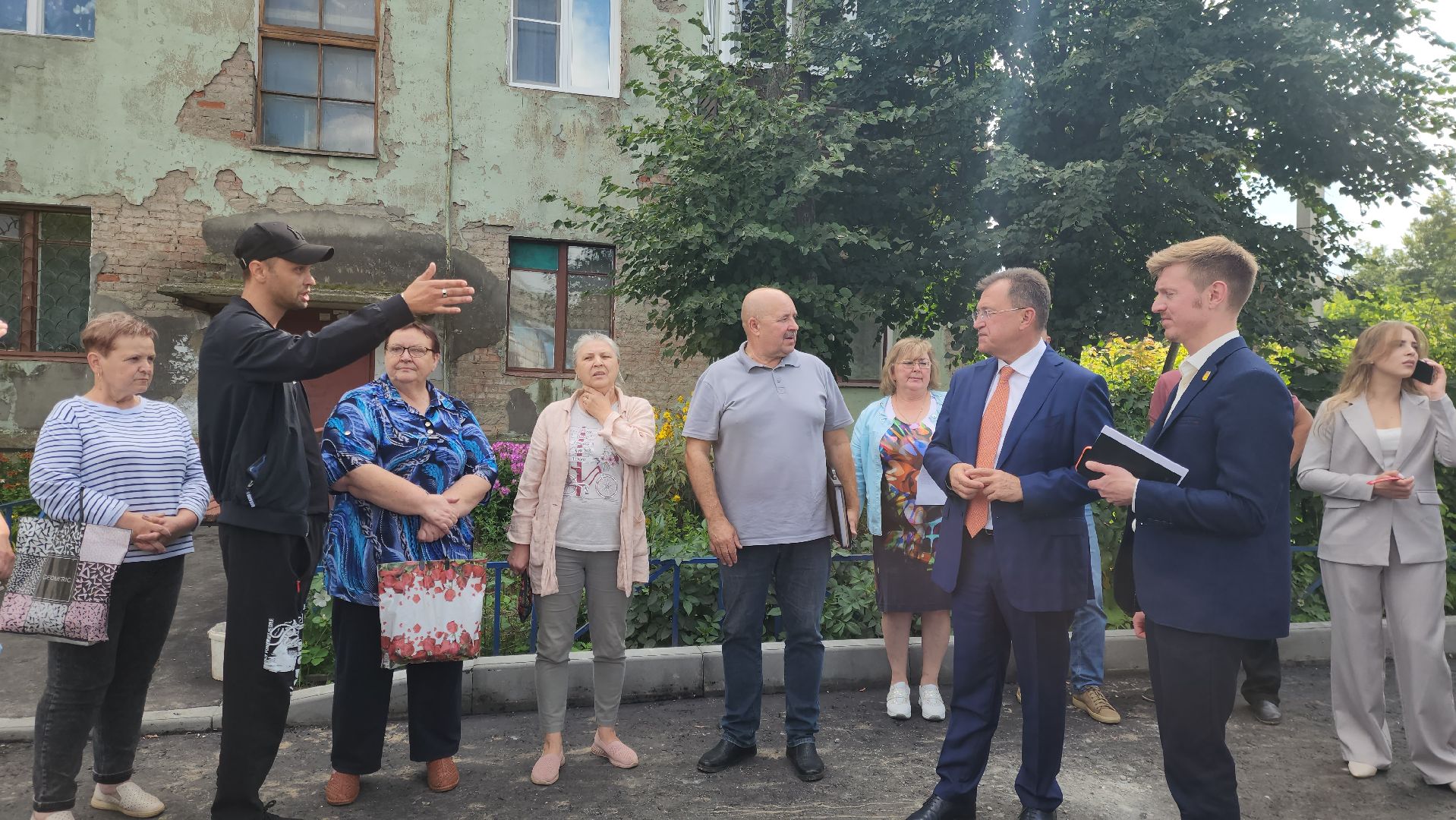 поселок Новостройка, богородский округ, жители, общество, глава округа, комплексное благоустройство дворовой территории,