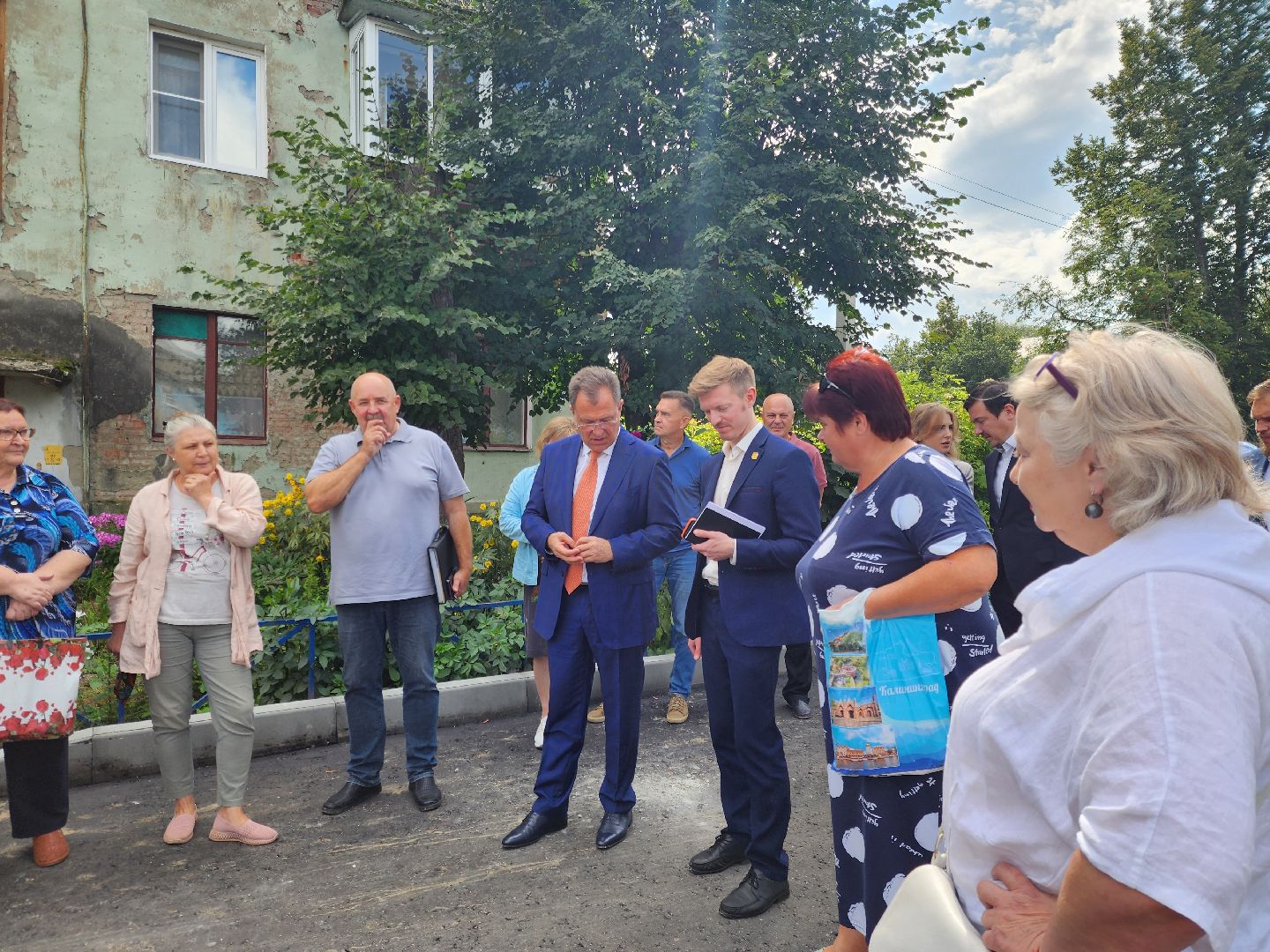 поселок Новостройка, богородский округ, жители, общество, глава округа, комплексное благоустройство дворовой территории,