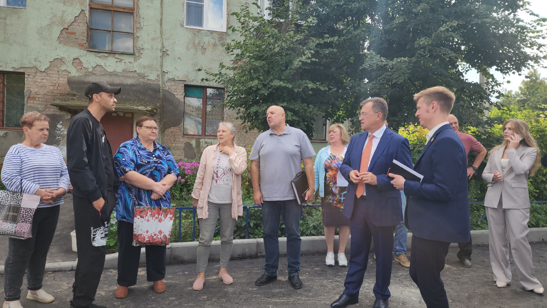 поселок Новостройка, богородский округ, жители, общество, глава округа, комплексное благоустройство дворовой территории,