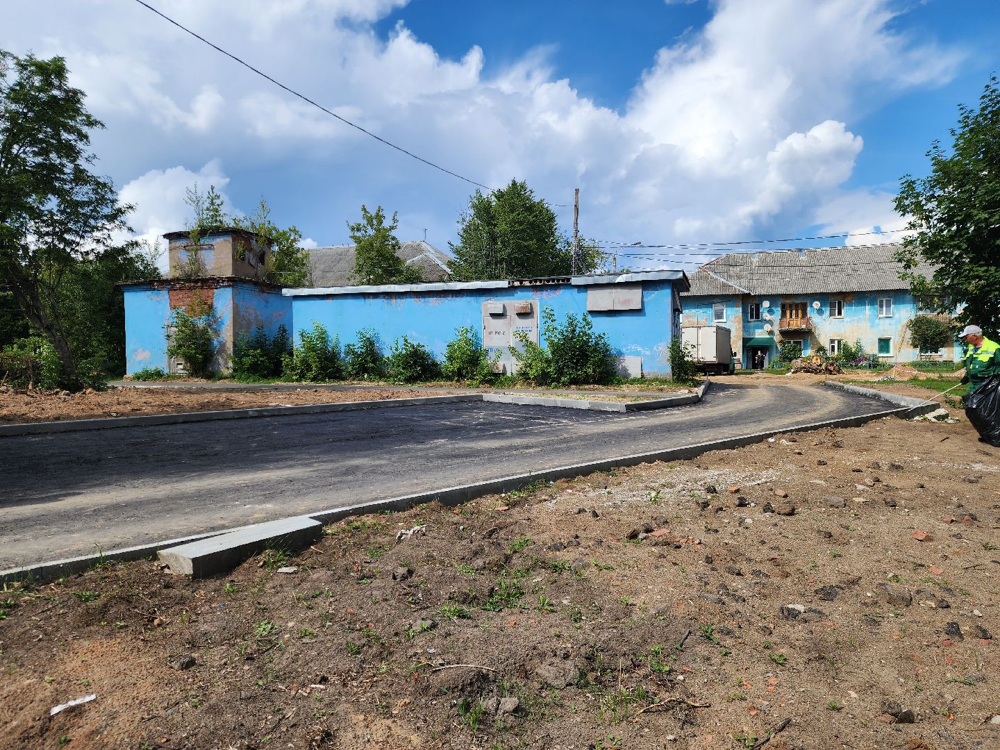поселок Новостройка, богородский округ, жители, общество, глава округа, комплексное благоустройство дворовой территории,