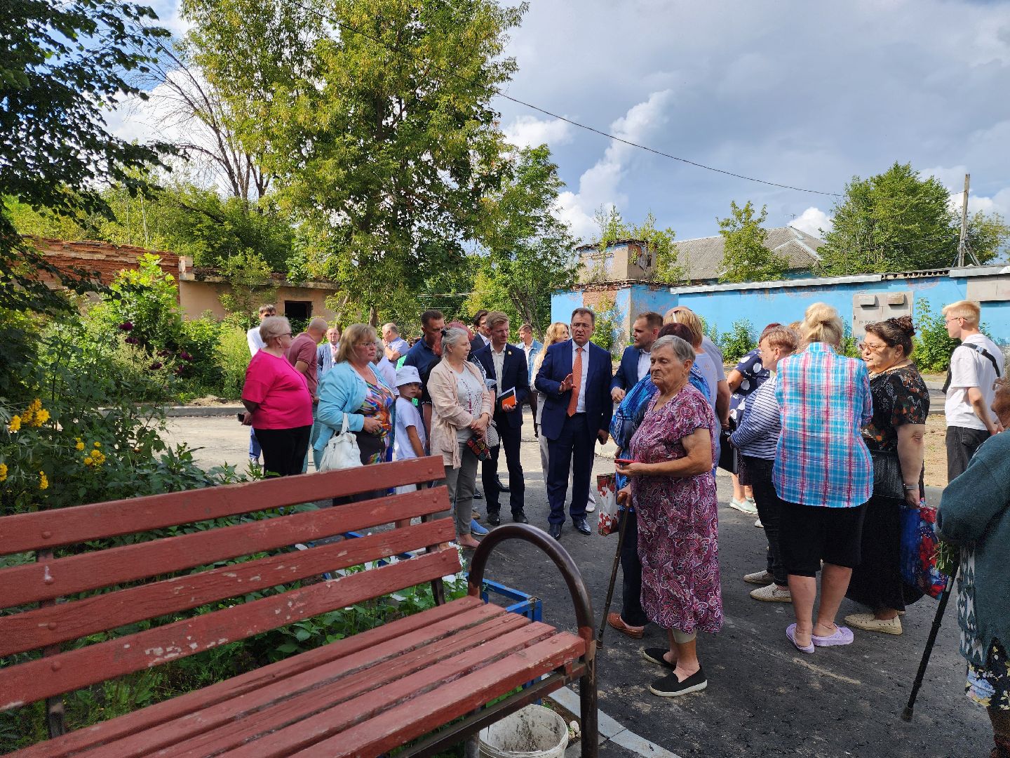 поселок Новостройка, богородский округ, жители, общество, глава округа, комплексное благоустройство дворовой территории,
