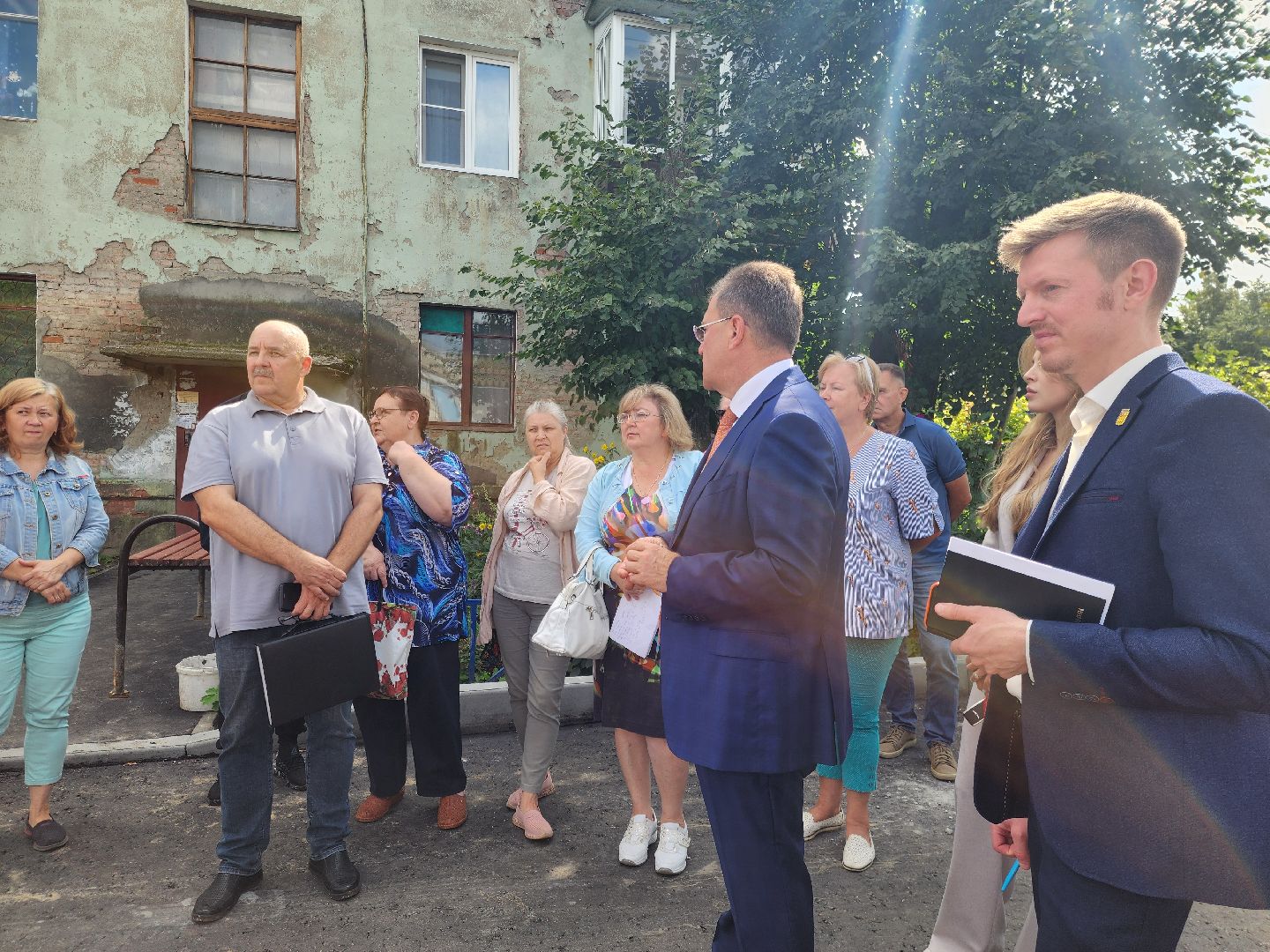 поселок Новостройка, богородский округ, жители, общество, глава округа, комплексное благоустройство дворовой территории,