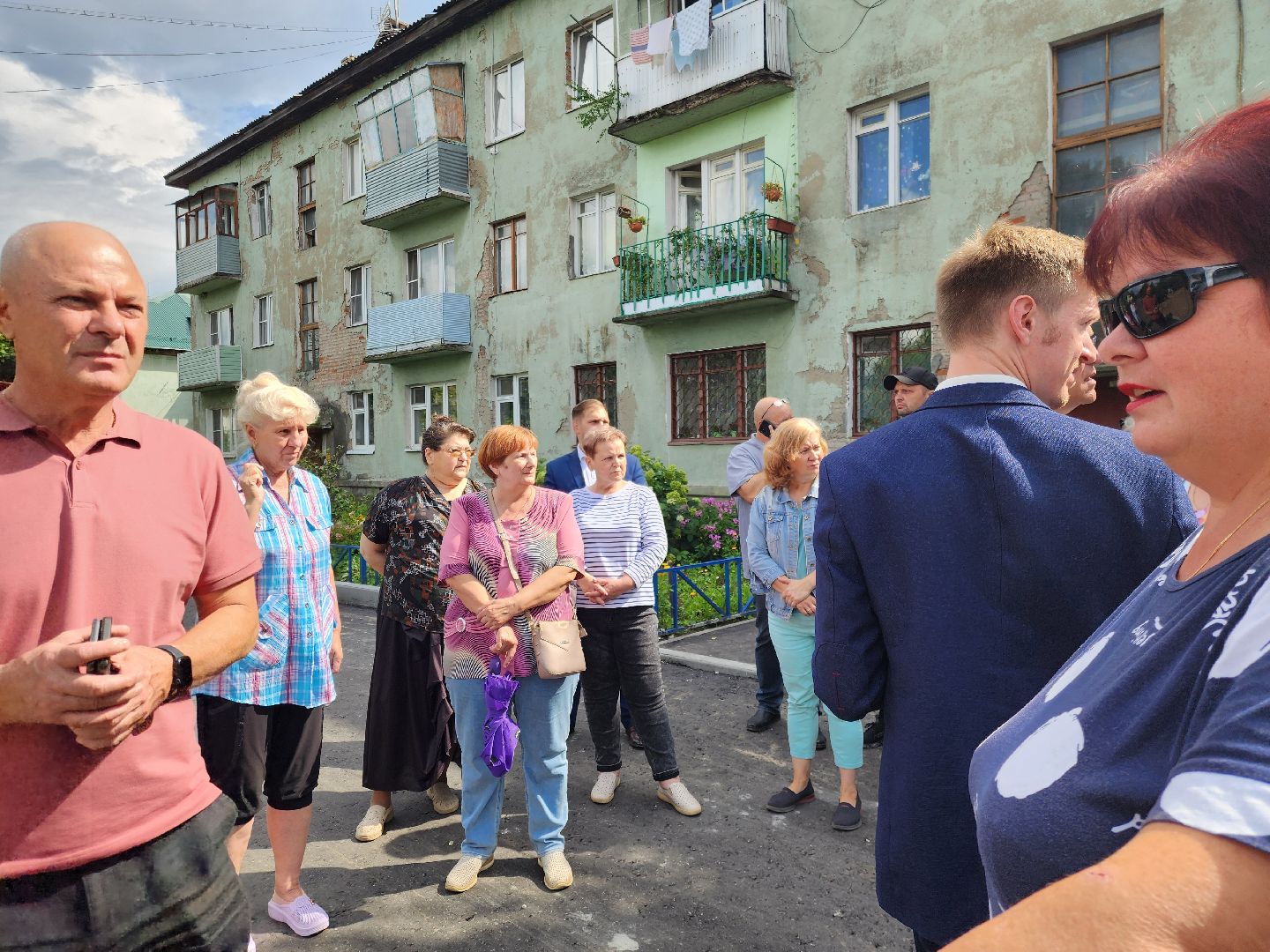 поселок Новостройка, богородский округ, жители, общество, глава округа, комплексное благоустройство дворовой территории,