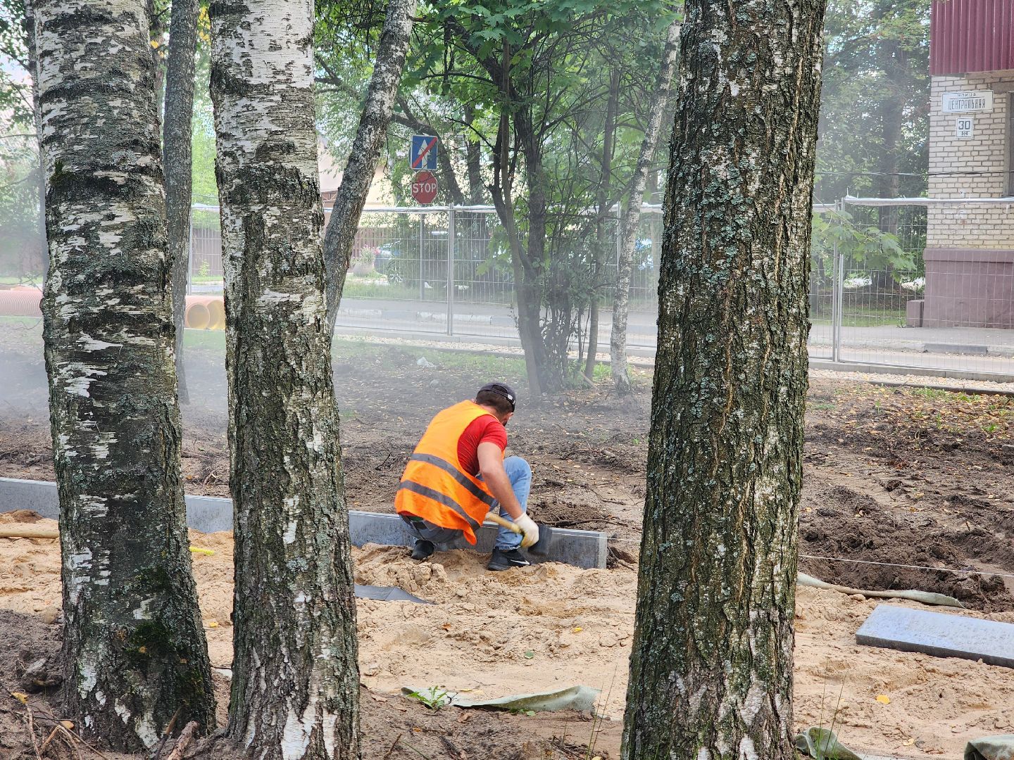 Дубна, Благоустройство, Пешеходная дорожка, Ремонт,