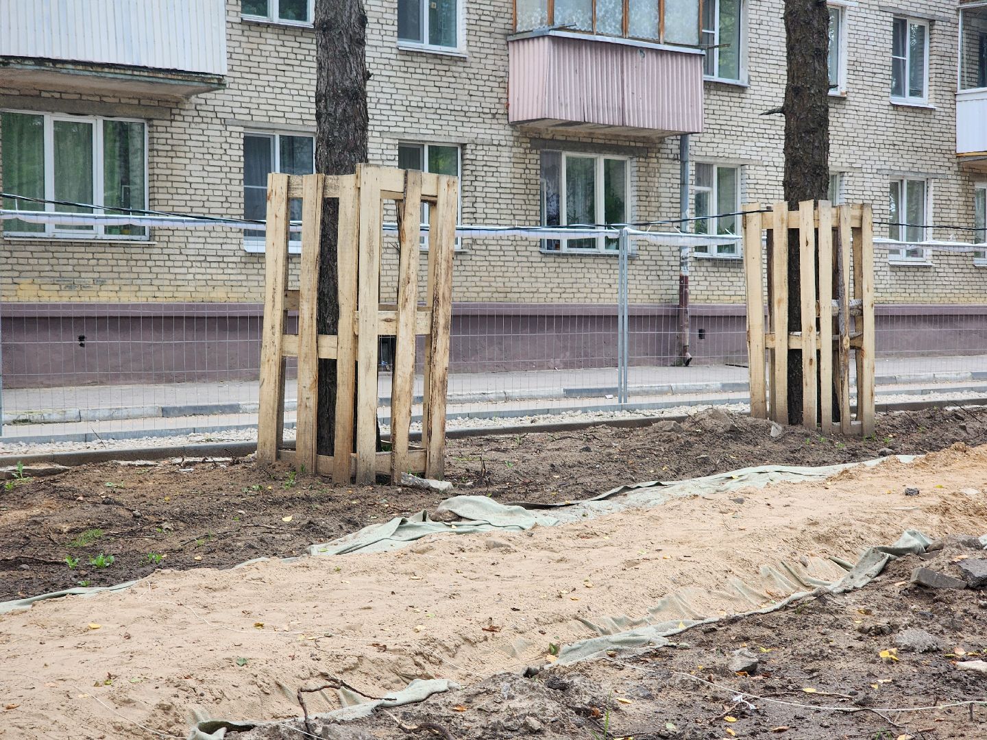 Дубна, Благоустройство, Пешеходная дорожка, Ремонт,