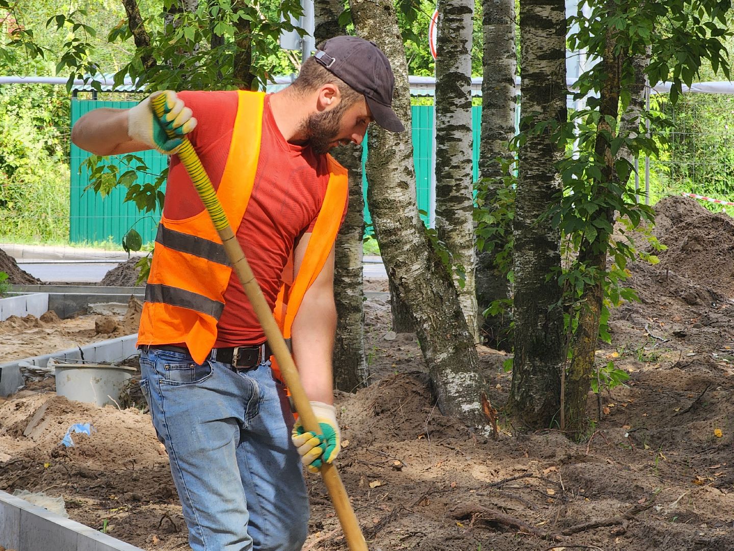 Дубна, Благоустройство, Пешеходная дорожка, Ремонт,