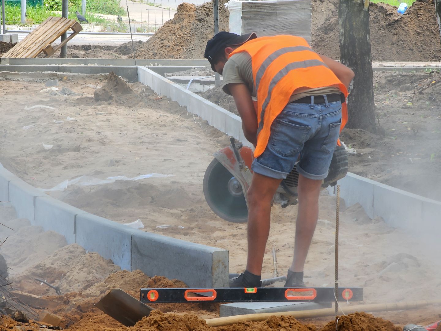 Дубна, Благоустройство, Пешеходная дорожка, Ремонт,