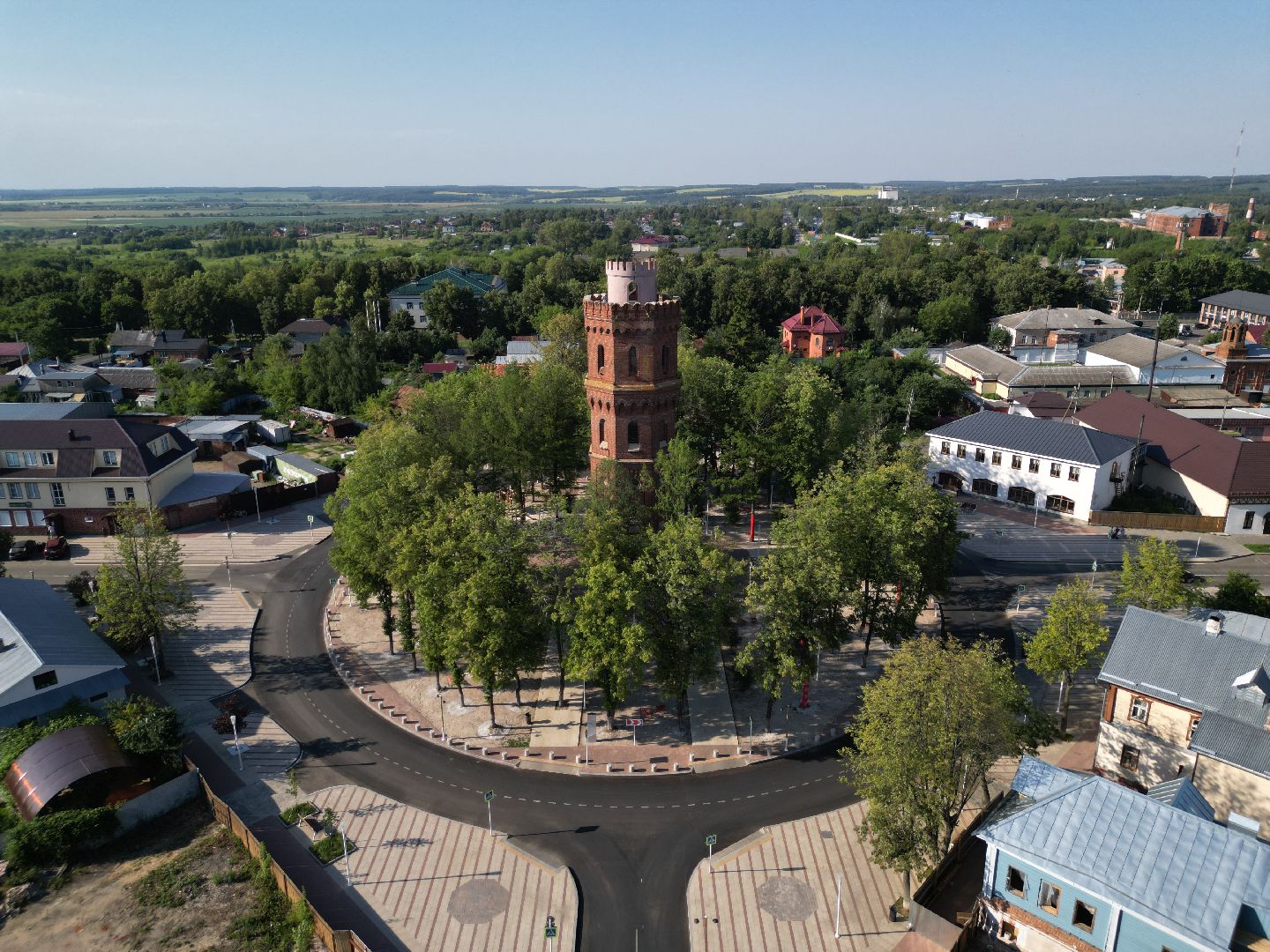 видео с коптера, музей, зарайск,