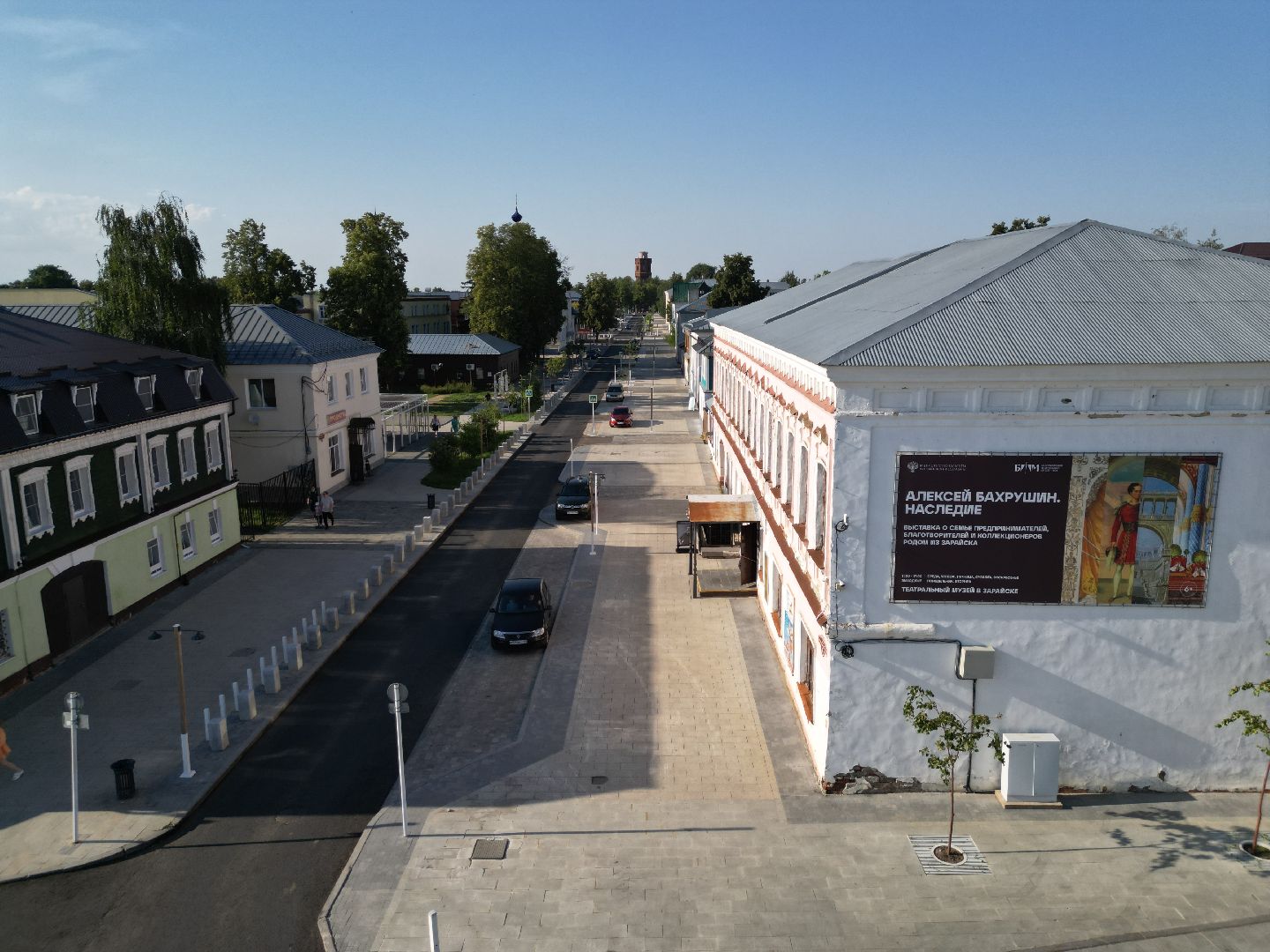 видео с коптера, музей, зарайск,