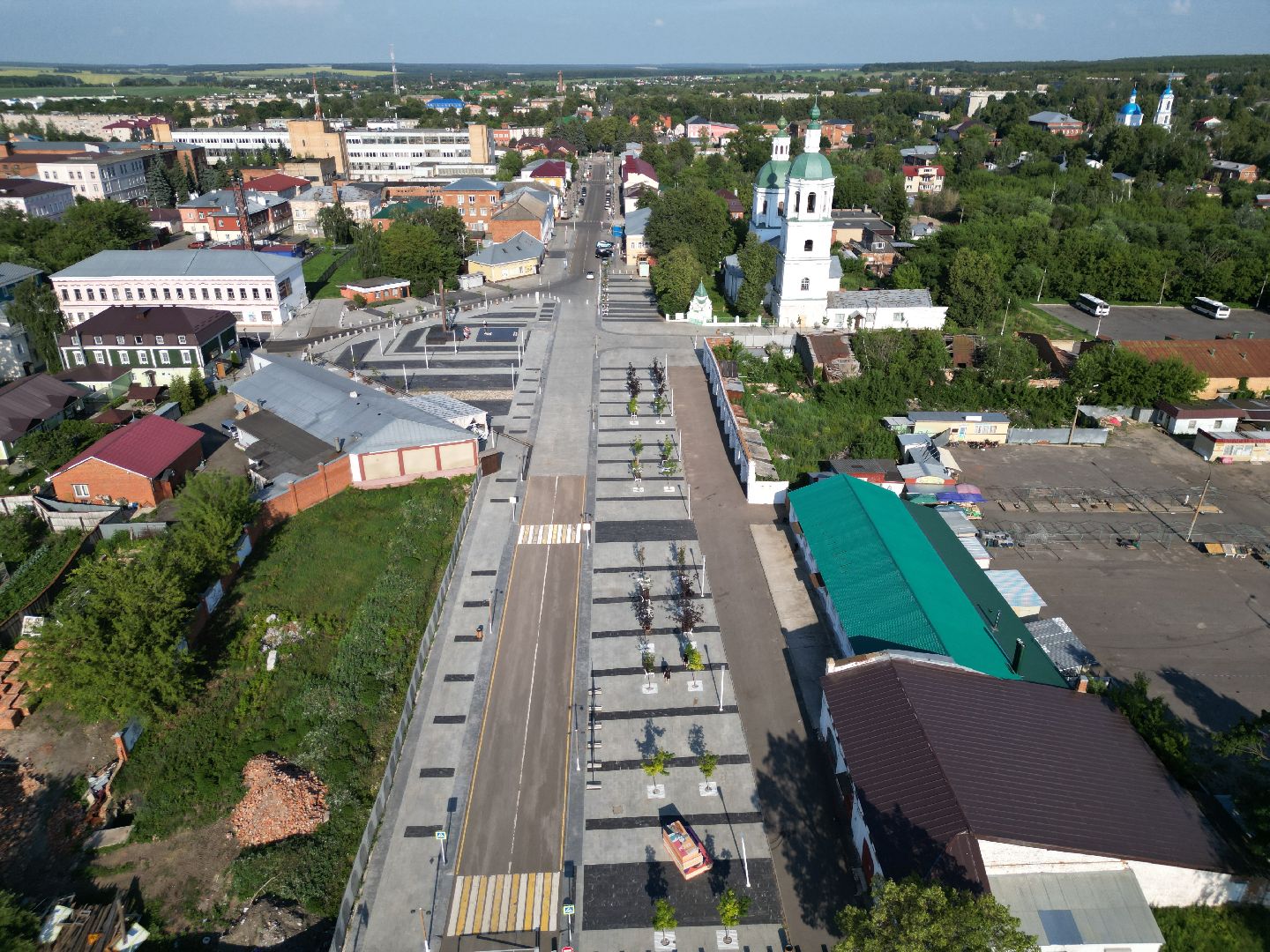 видео с коптера, музей, зарайск,