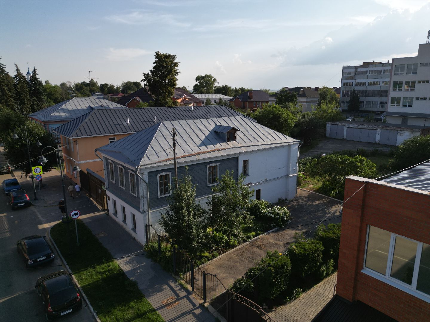 видео с коптера, зарайск, музей,