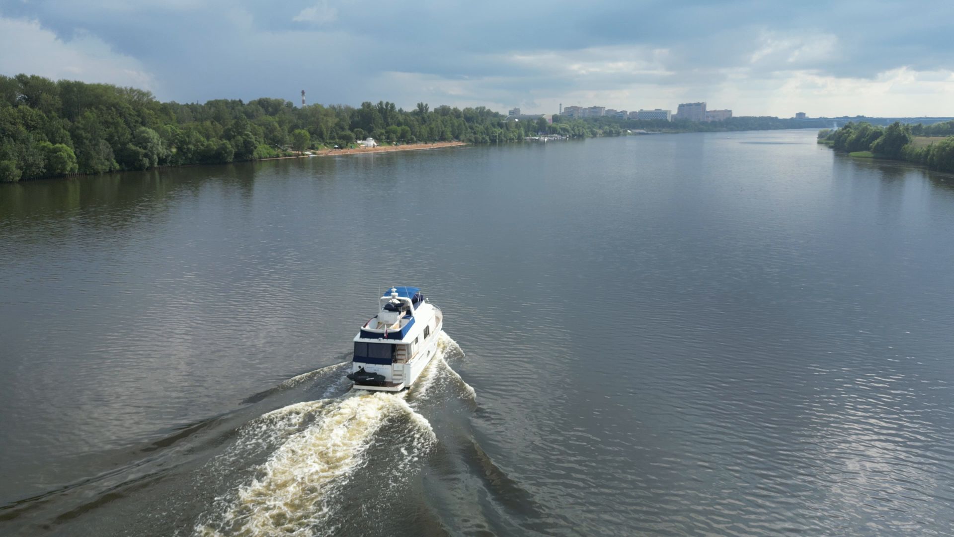 видео с коптера, дубна, благоустройство, набережная,