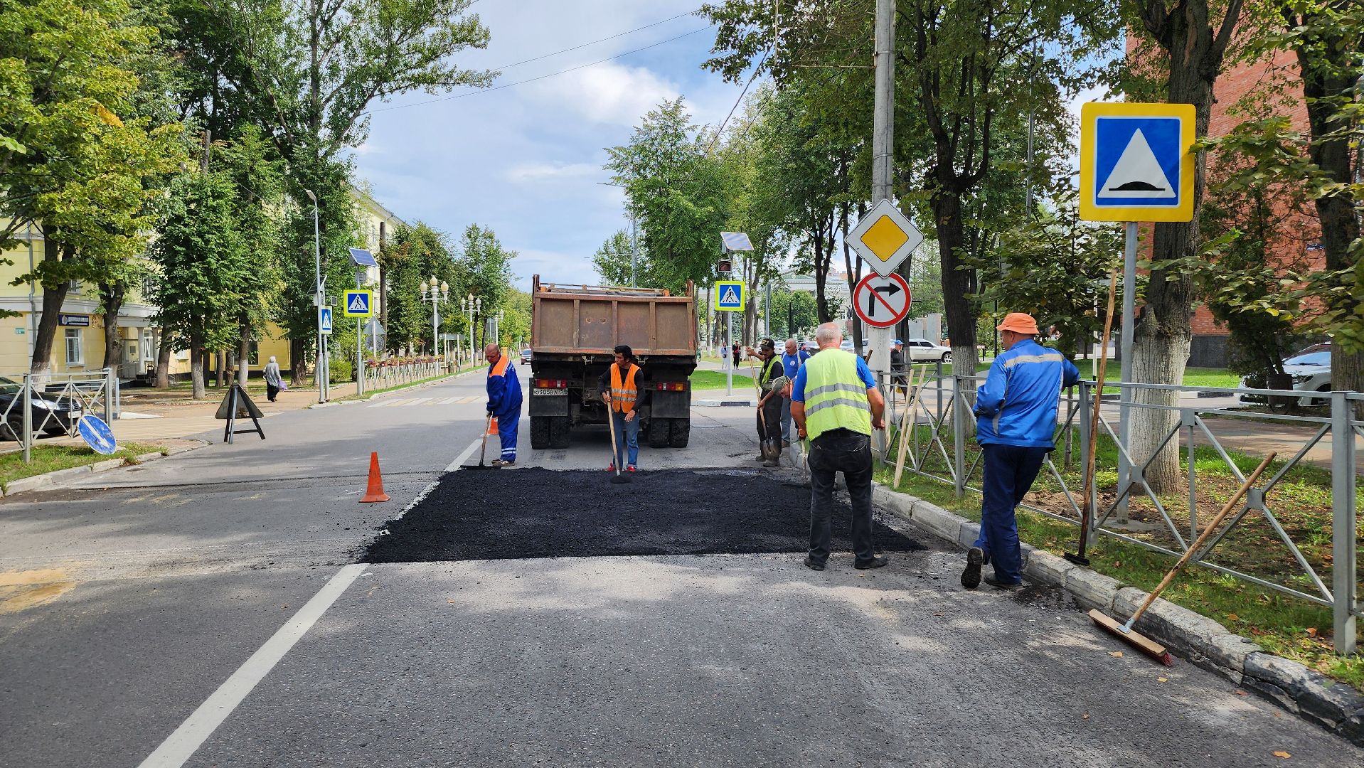 ступино, пешеходные переходы, безопасность пешеходов, искусственные дорожные неровности, дорожная разметка,