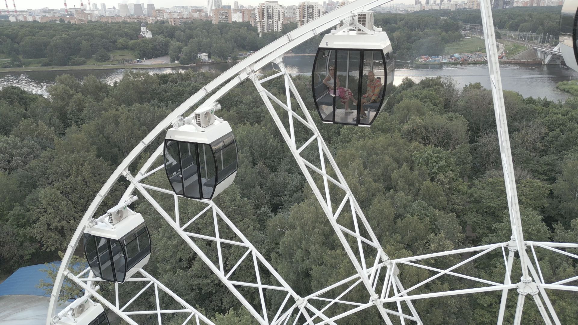 видео с коптера, химки, парк, благоустройство,