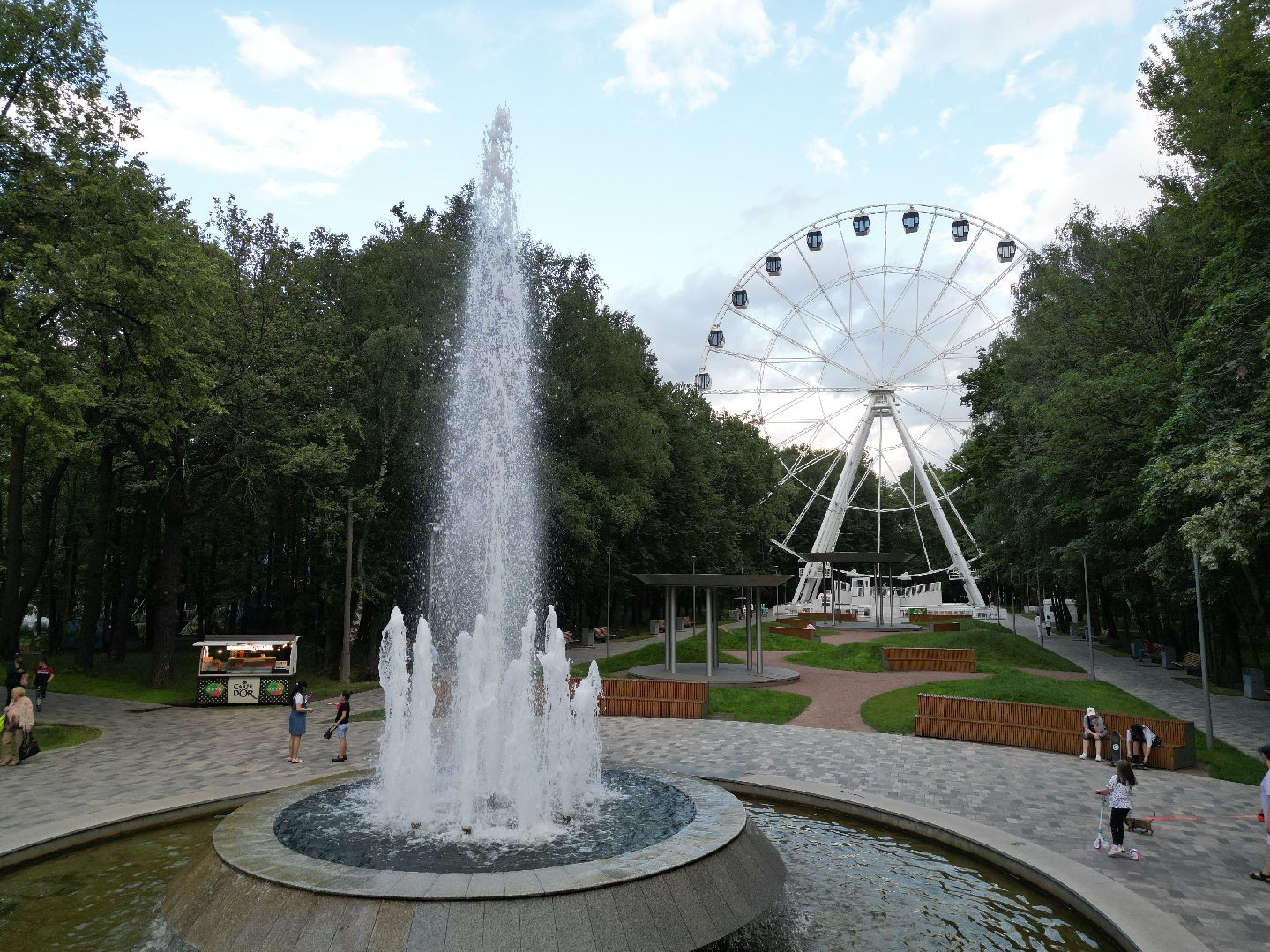видео с коптера, химки, парк, благоустройство,