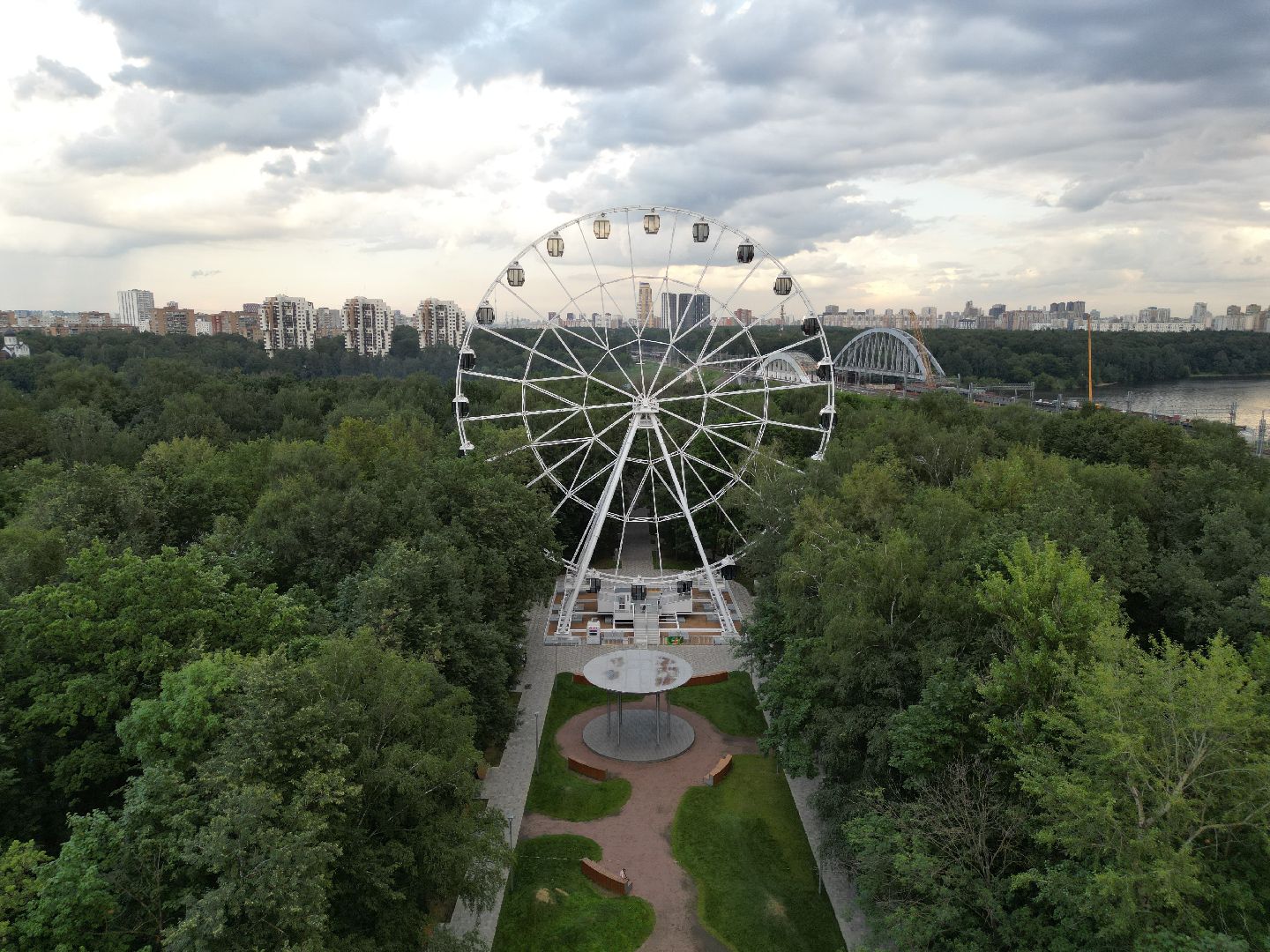 видео с коптера, химки, парк, благоустройство,