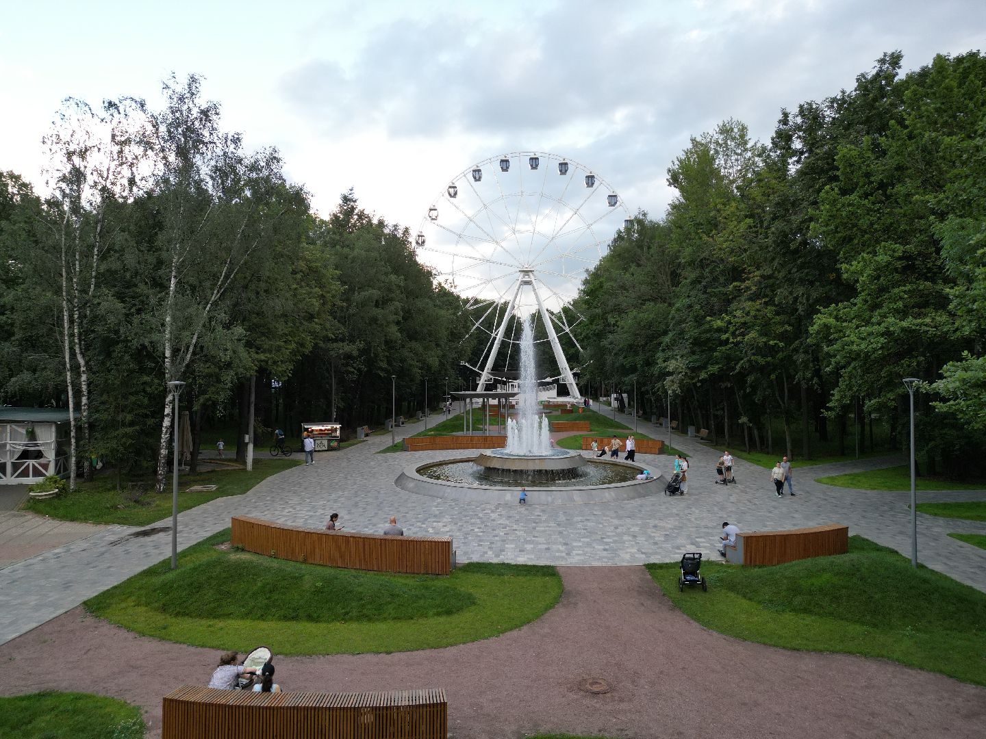 видео с коптера, химки, парк, благоустройство,