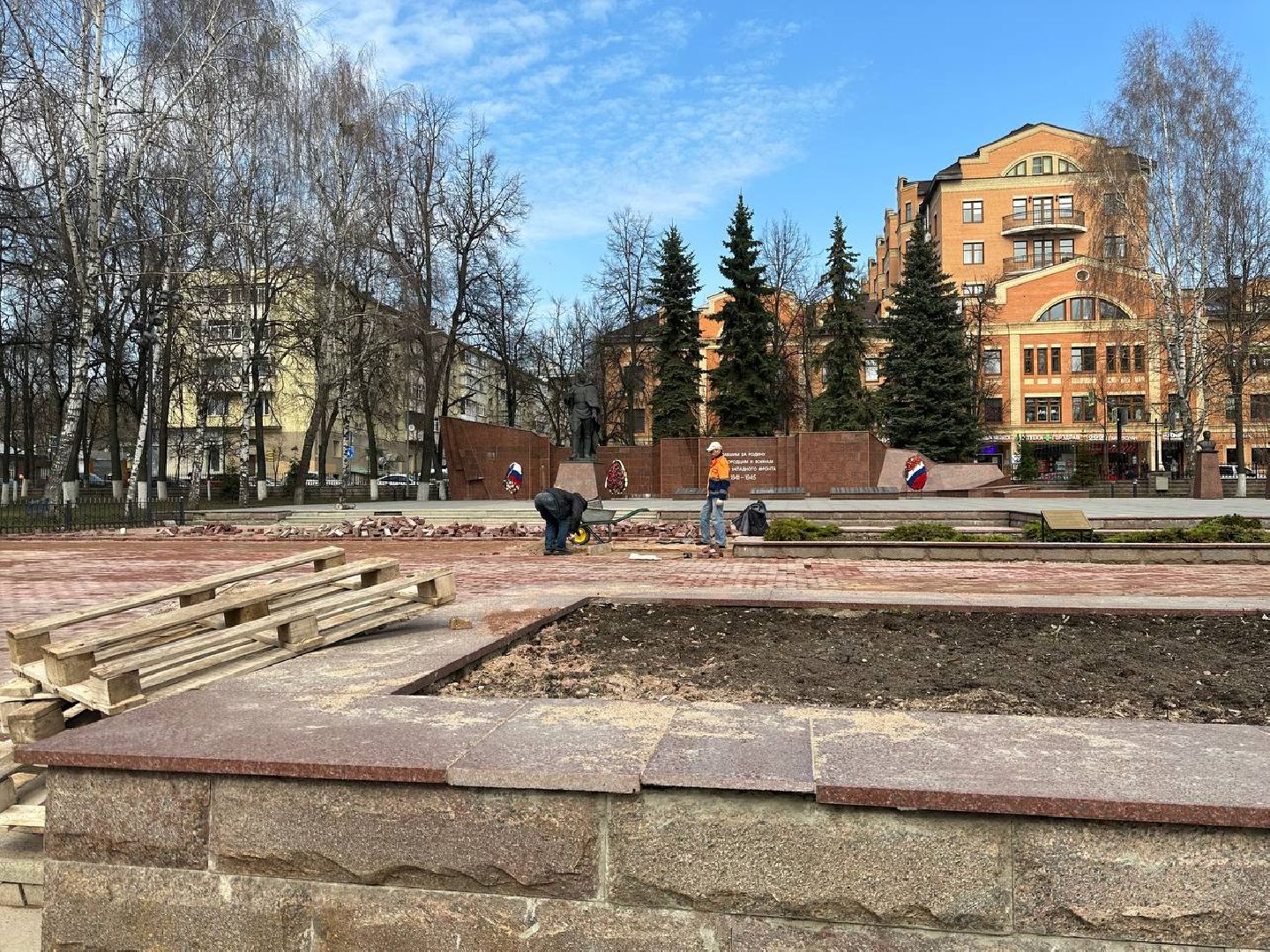 Звенигород, Одинцово, благоустройство, День Победы, реконструкция, мемориал, ВОВ,