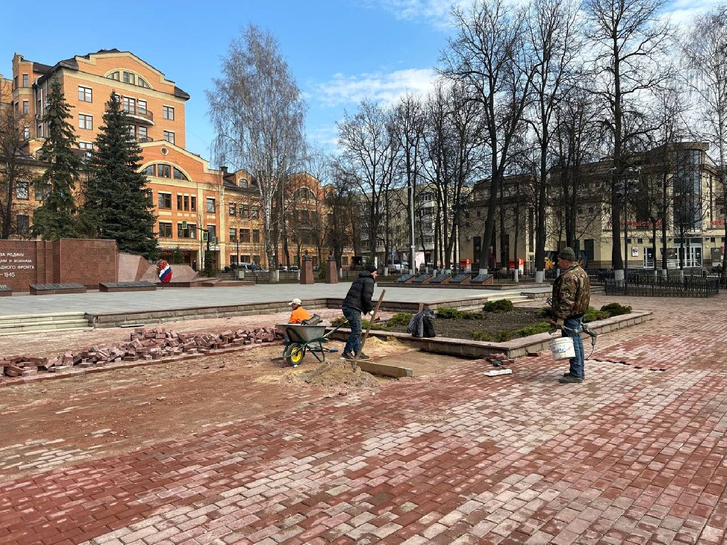 Звенигород, Одинцово, благоустройство, День Победы, реконструкция, мемориал, ВОВ,