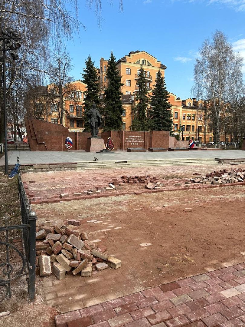 Звенигород, Одинцово, благоустройство, День Победы, реконструкция, мемориал, ВОВ,