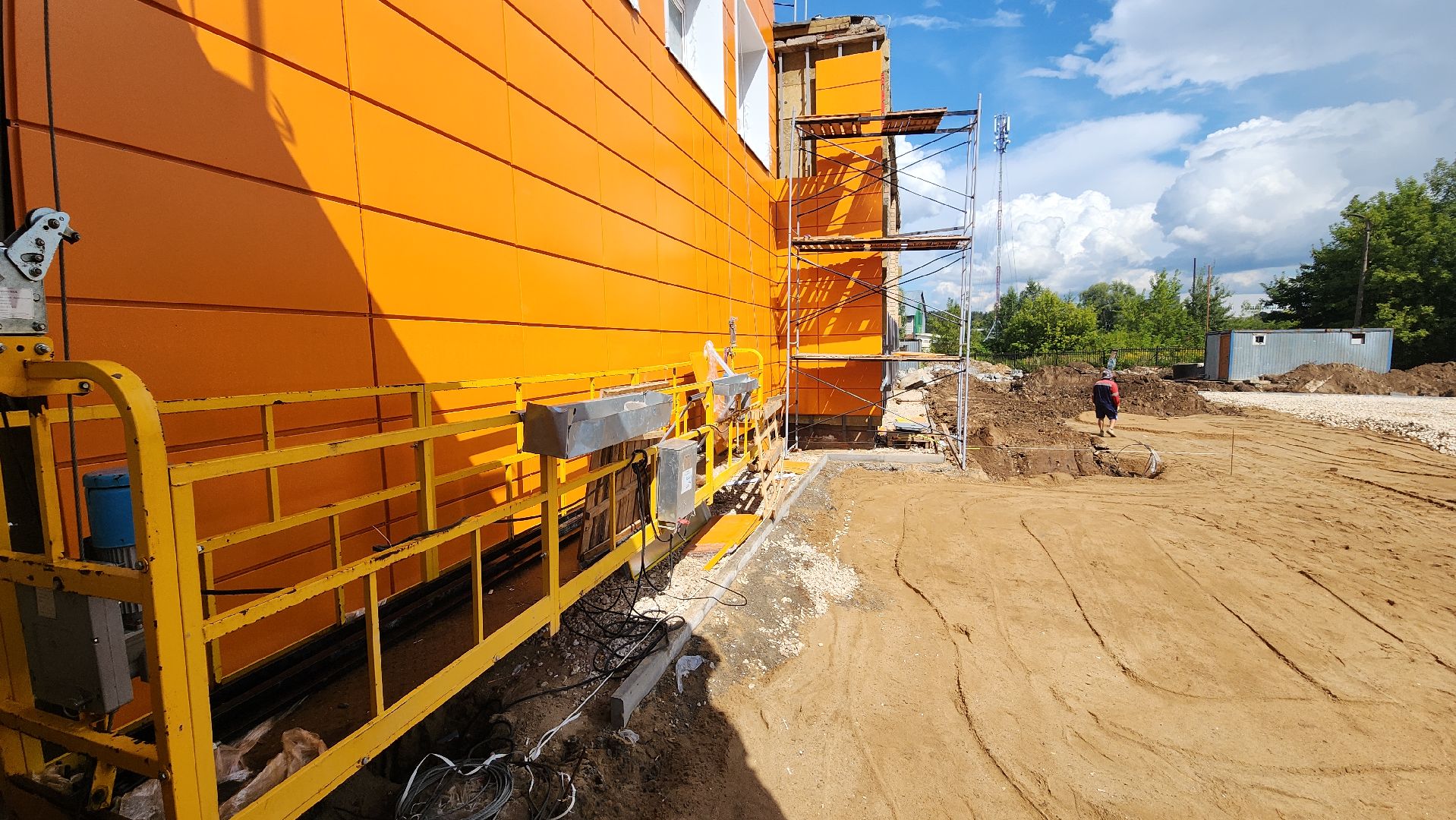 пушкинский, сельская школа, капитальный ремонт, инфраструктура, строительные работы,