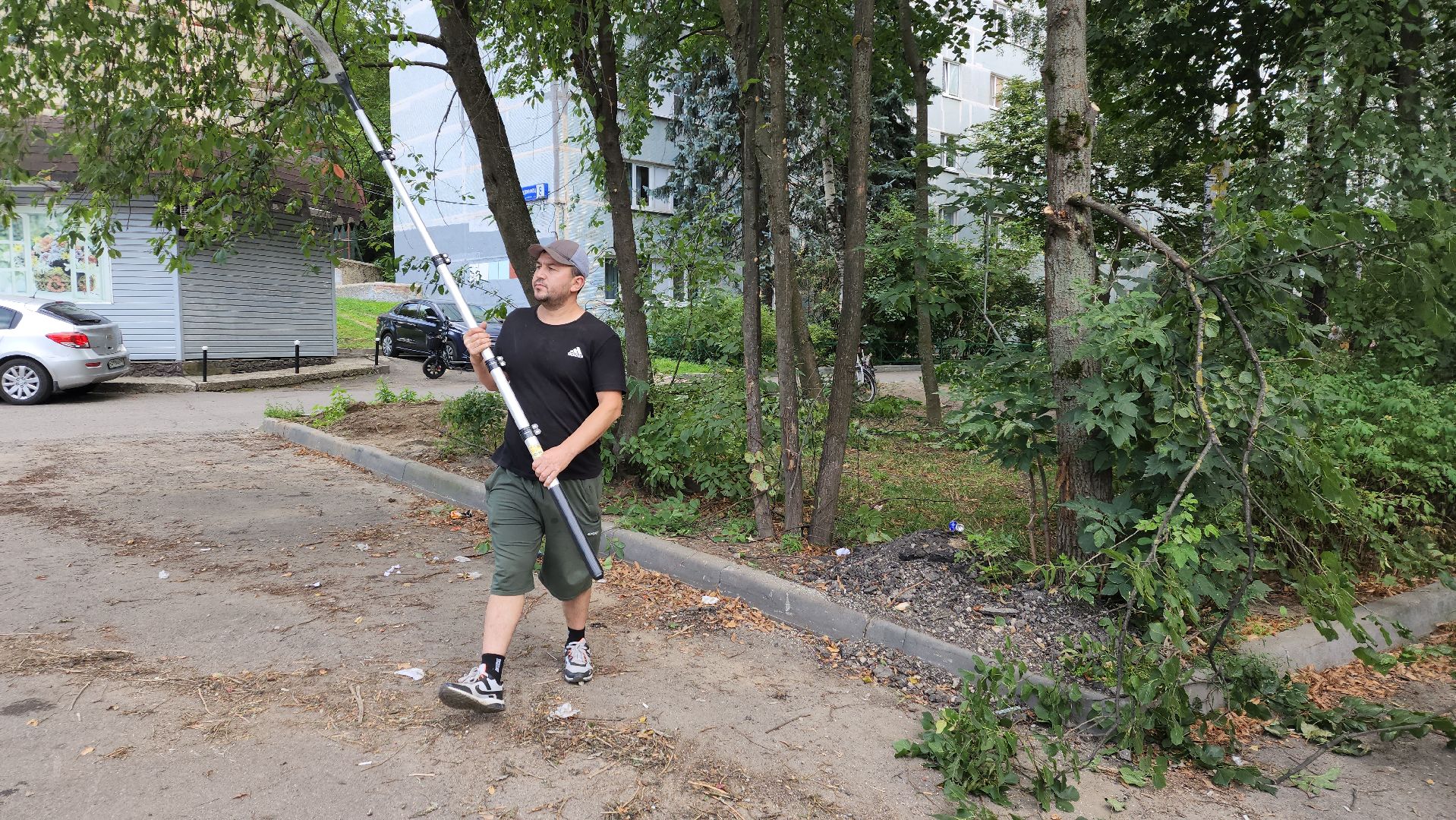 обрезка деревьев, пушкино, благоустройство, коммунальная служба,