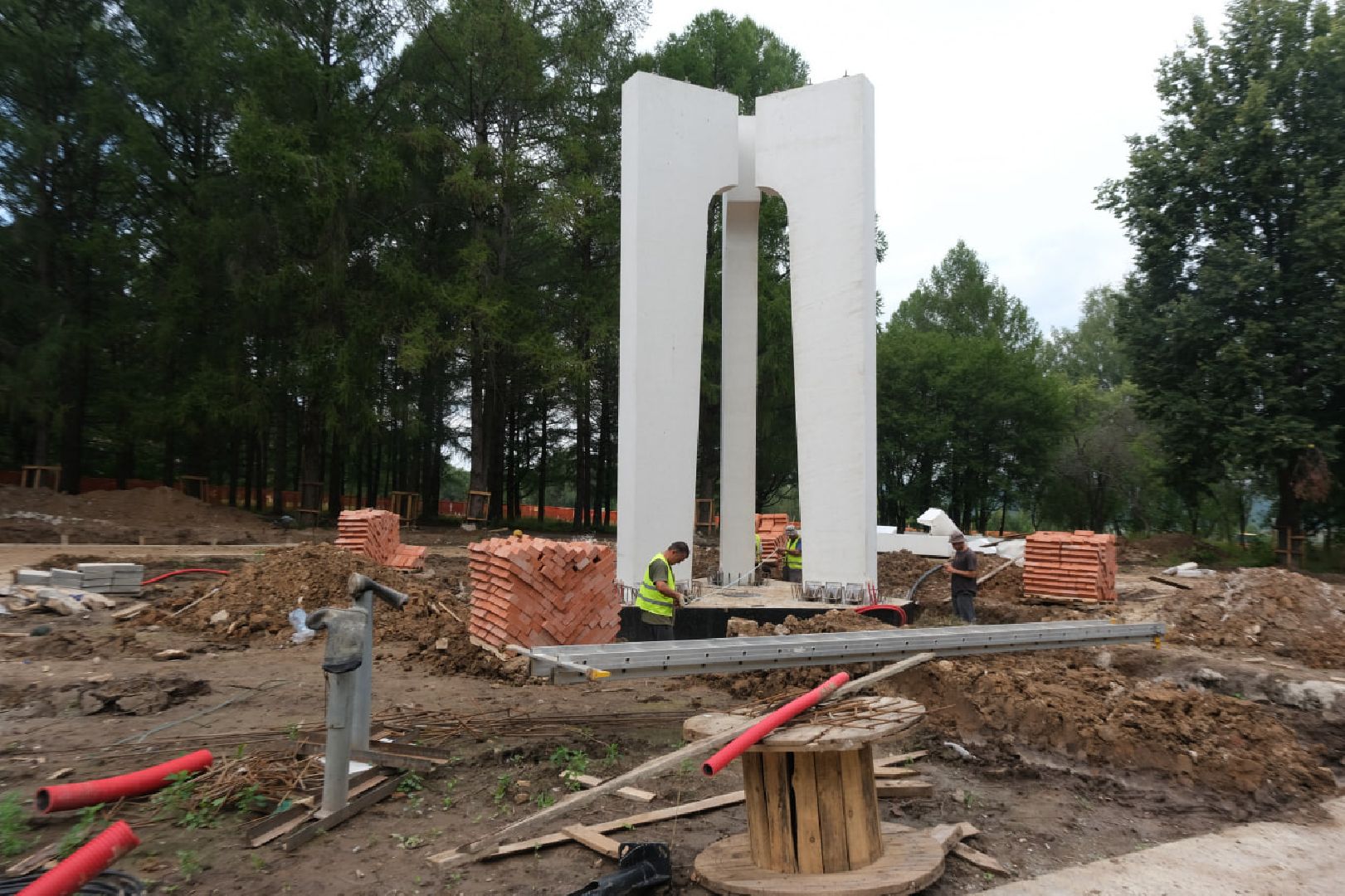 пущино, серпухов, благоустройство, парк победы,