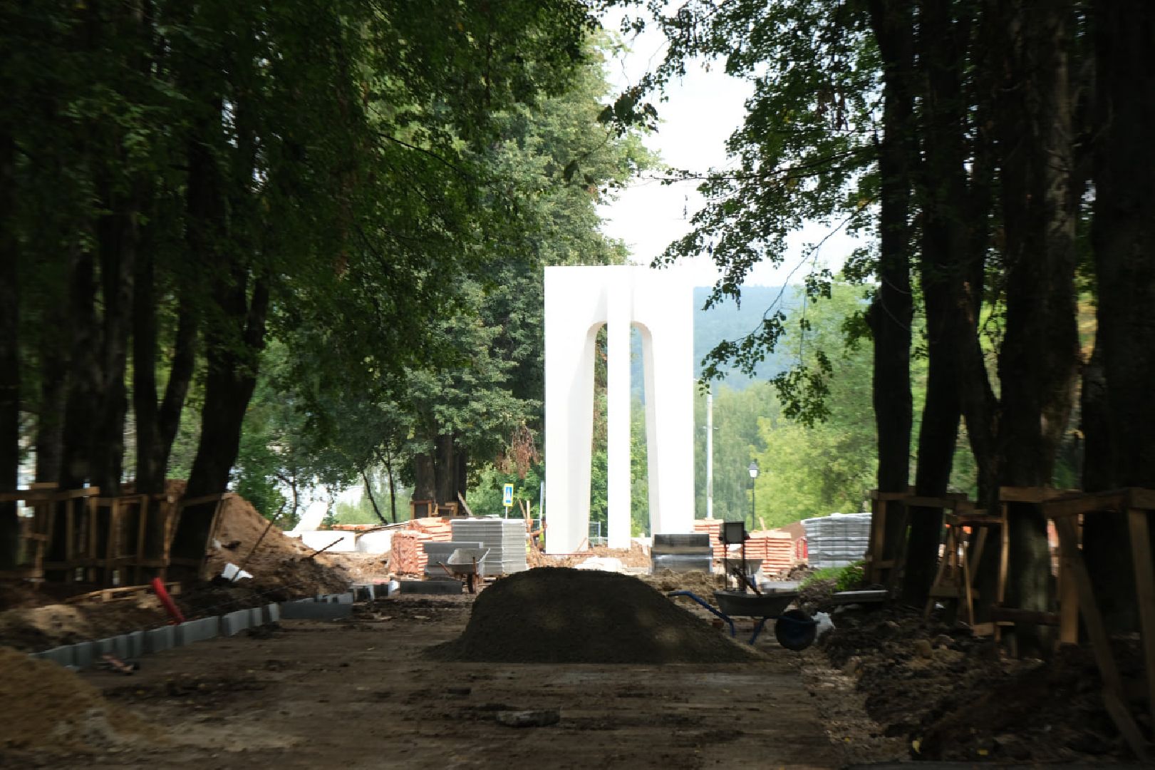 пущино, серпухов, благоустройство, парк победы,