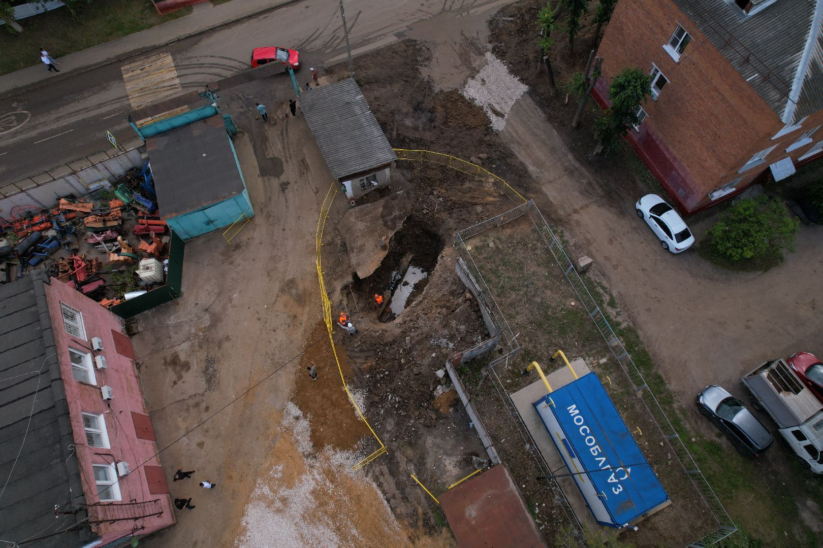 шепчинки, климовск, котельная, модернизация, видео с коптера,