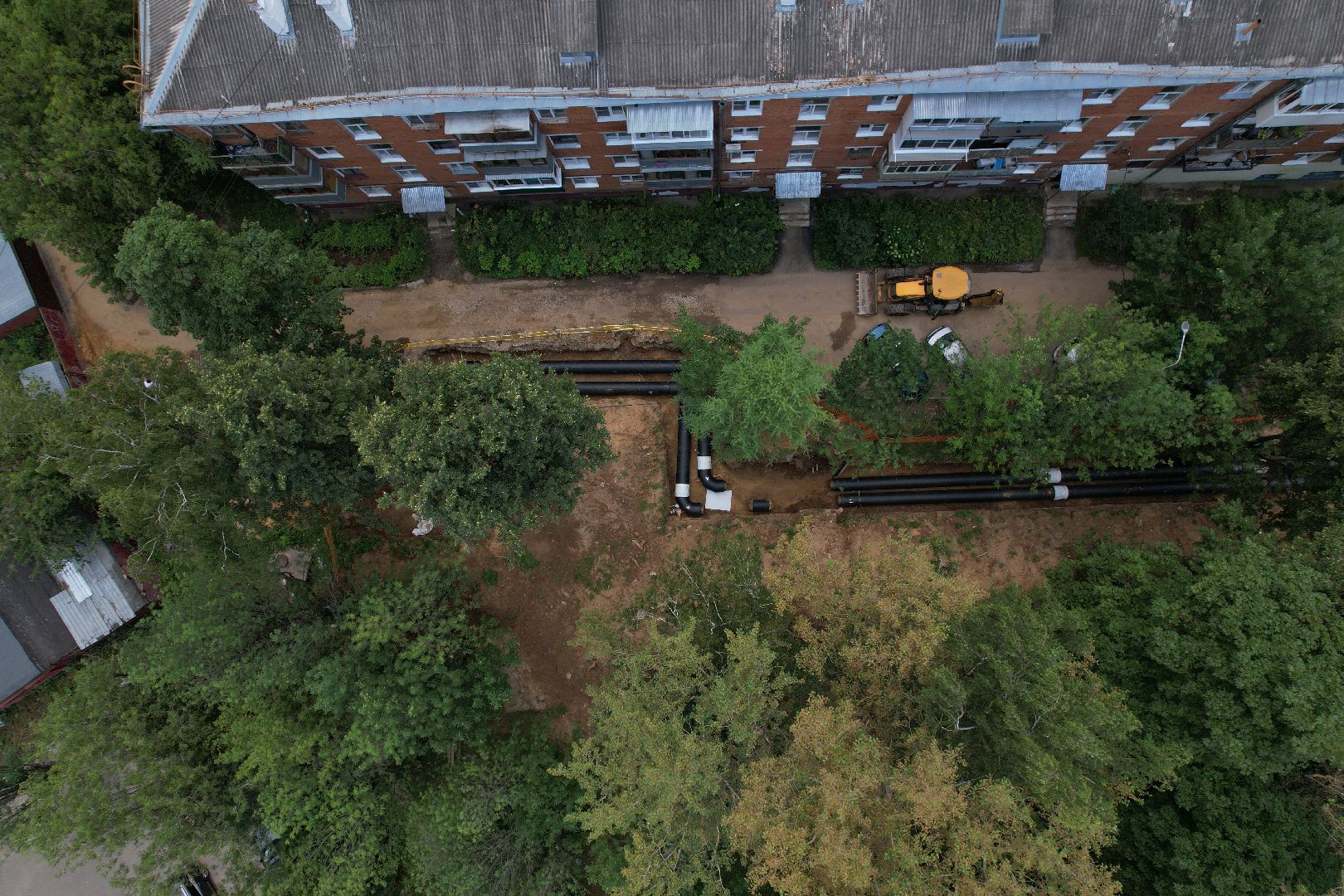 шепчинки, климовск, котельная, модернизация, видео с коптера,