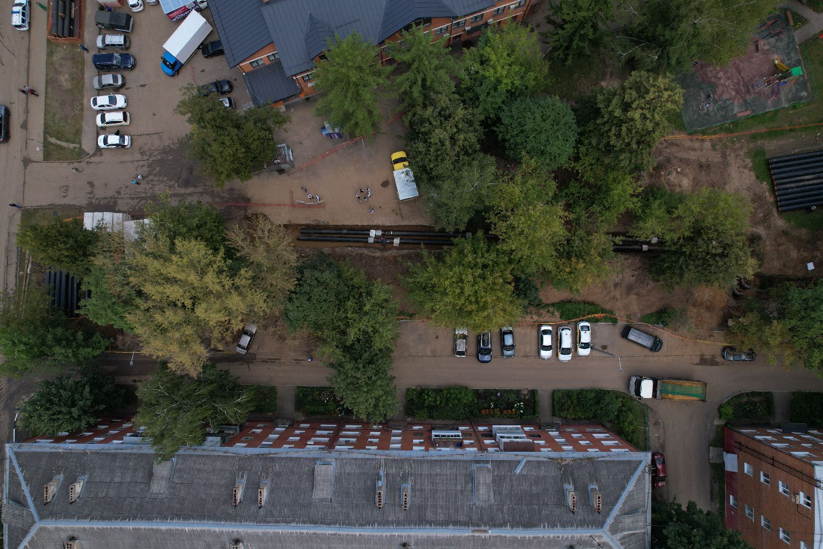 шепчинки, климовск, котельная, модернизация, видео с коптера,