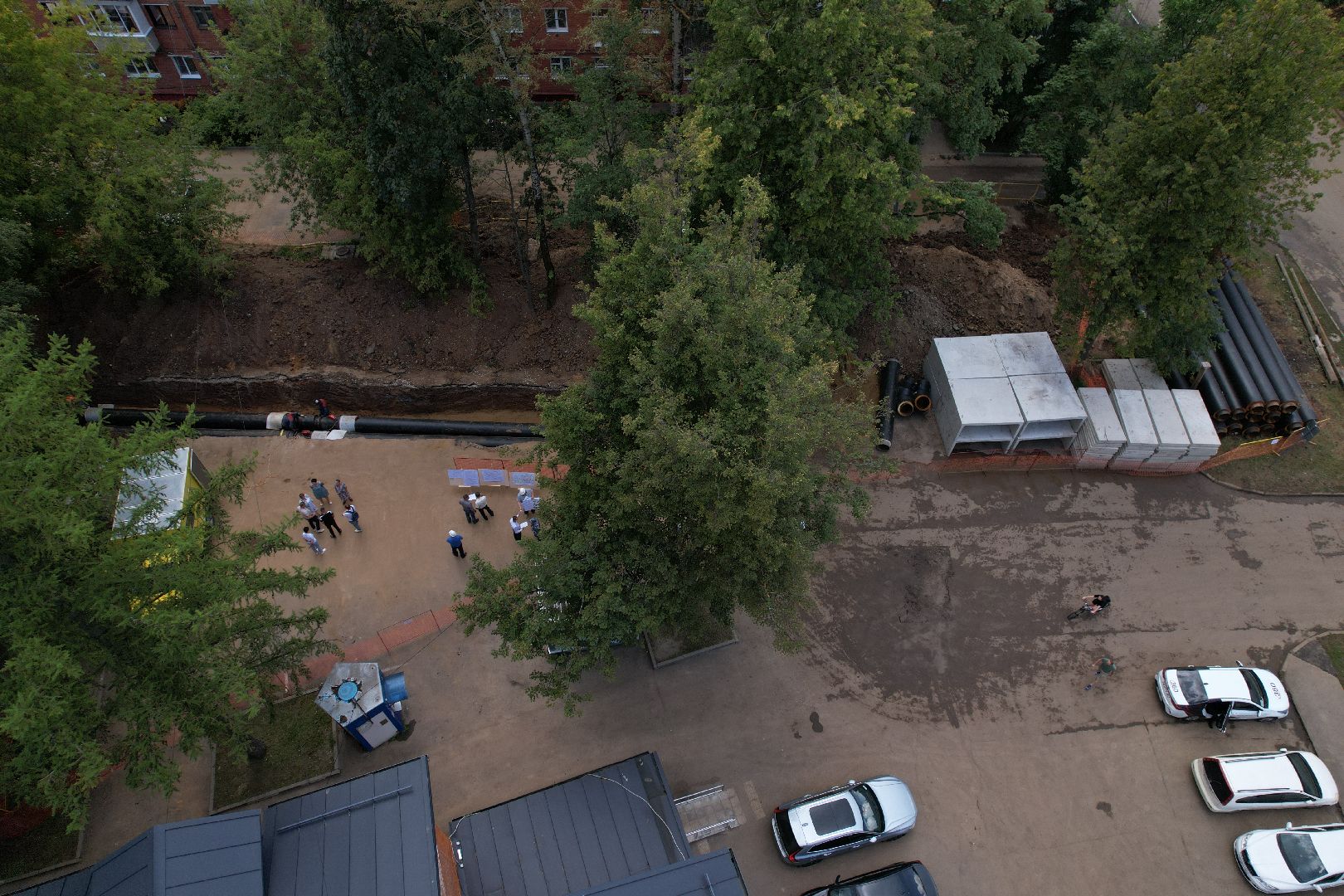 шепчинки, климовск, котельная, модернизация, видео с коптера,