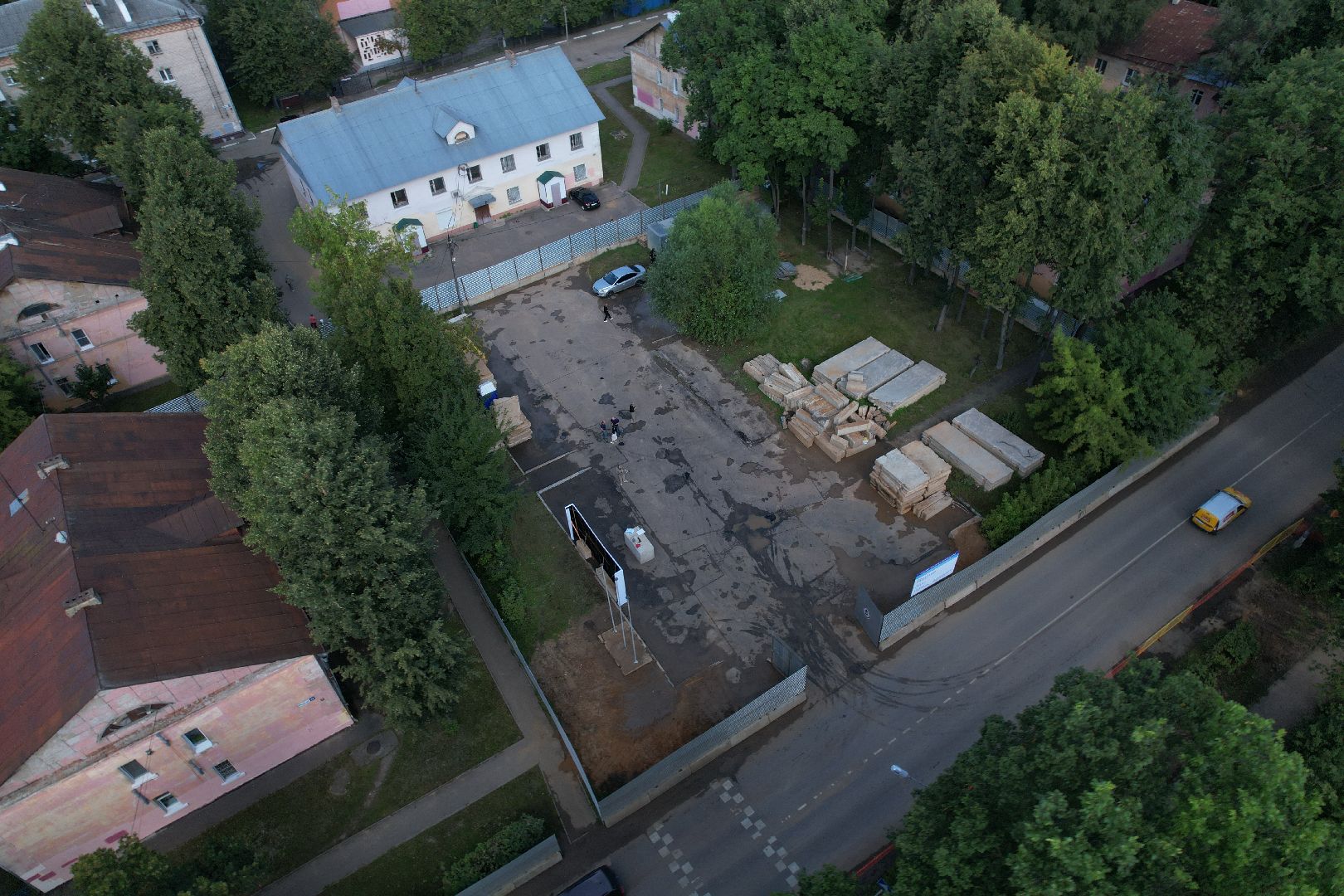 видео с коптера, климовск,
