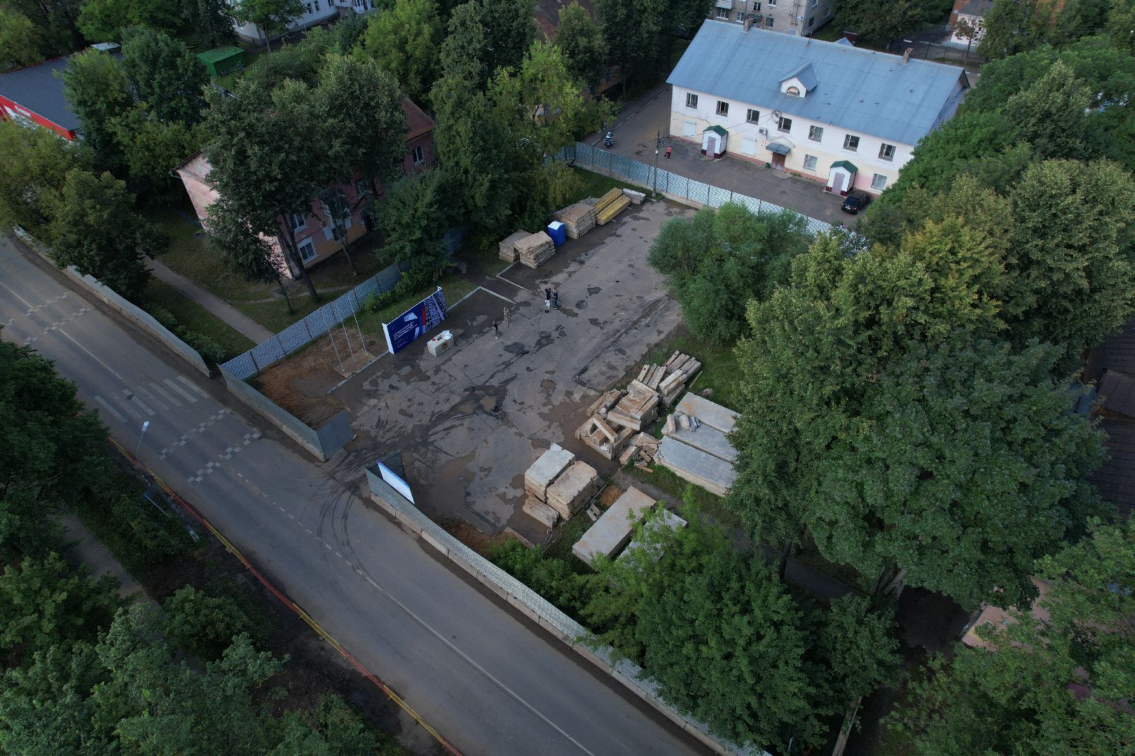 видео с коптера, климовск,